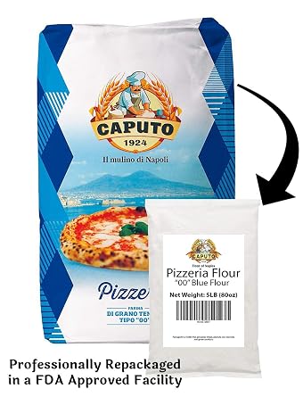 Antimo Caputo Pizzeria Flour for Authentic Pizza Dough, 80 Ounce (5 Pound Bag) Repack