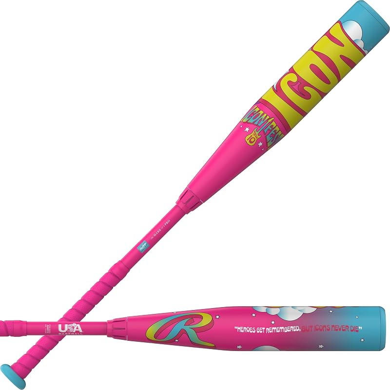 Rawlings | 2026 | ICON Baseball Bat | USA | -5/-8/-10/-12 | 2 Pc. Composite