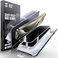 SMARTDEVIL 2 Pack Privacy Screen Protector for iPhone 15 Pro, [Anti-Spy] [Military-Grade Shatterproof] [9H Hardness] Tempered Glass, [Easy Installation] Bubble-Free & Case-Friendly, Dust-Free Box
