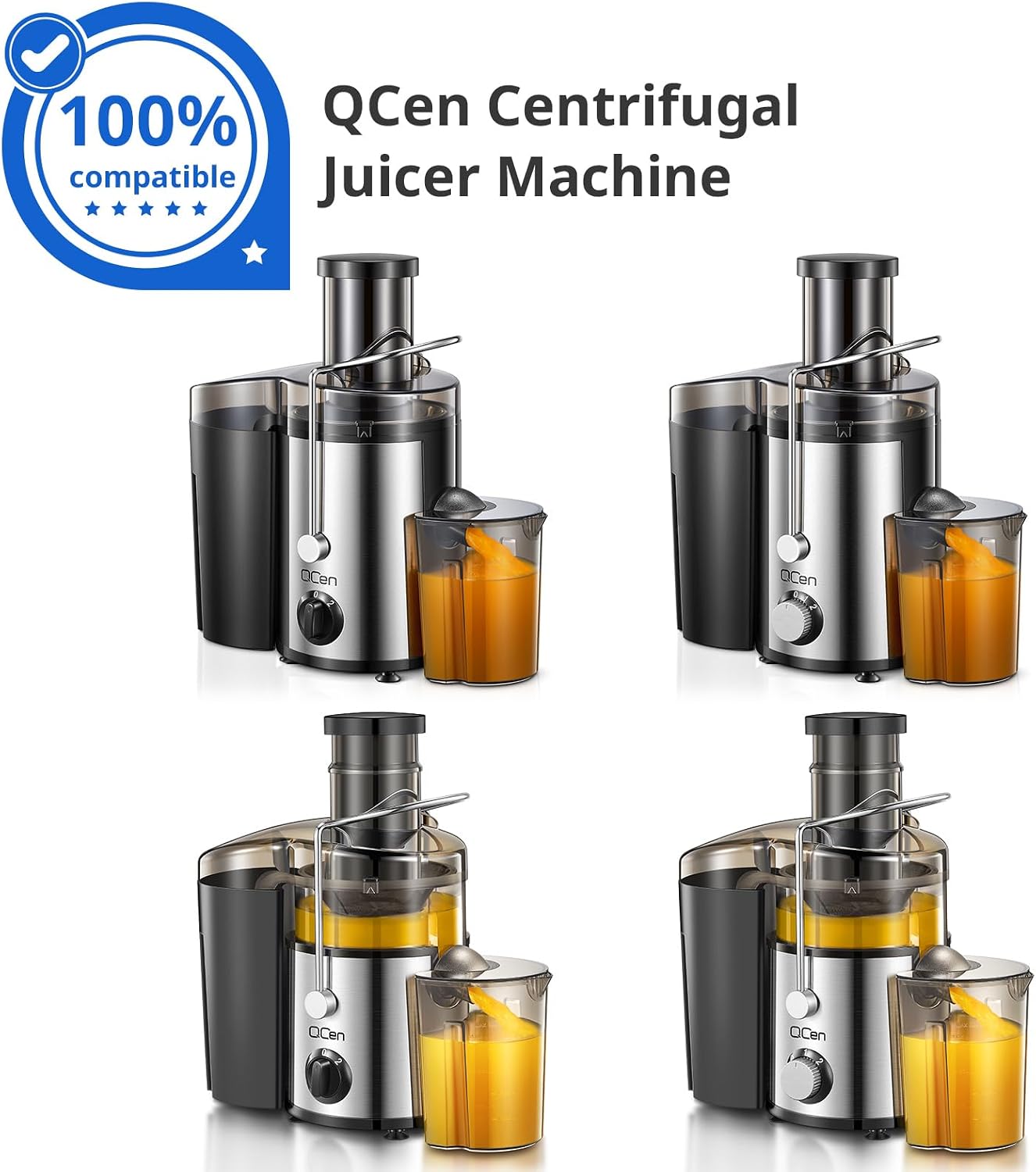 Food Pusher Replacement for QCen Centrifugal Juicer Machine
