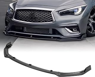 Front Bumper Spoiler Lip Compatible with 2018-2025 Infiniti Q50 Q50L
