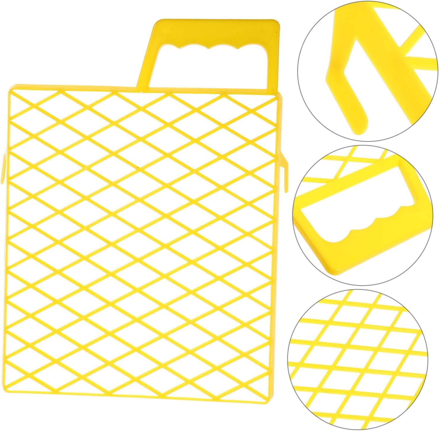 TEHAUX Plastic Painting Bucket Grid with Paint Screen Durable Tray Liner for Even Paint Distribution and Consistent Flow Versatile Grid for Various Painting Projects