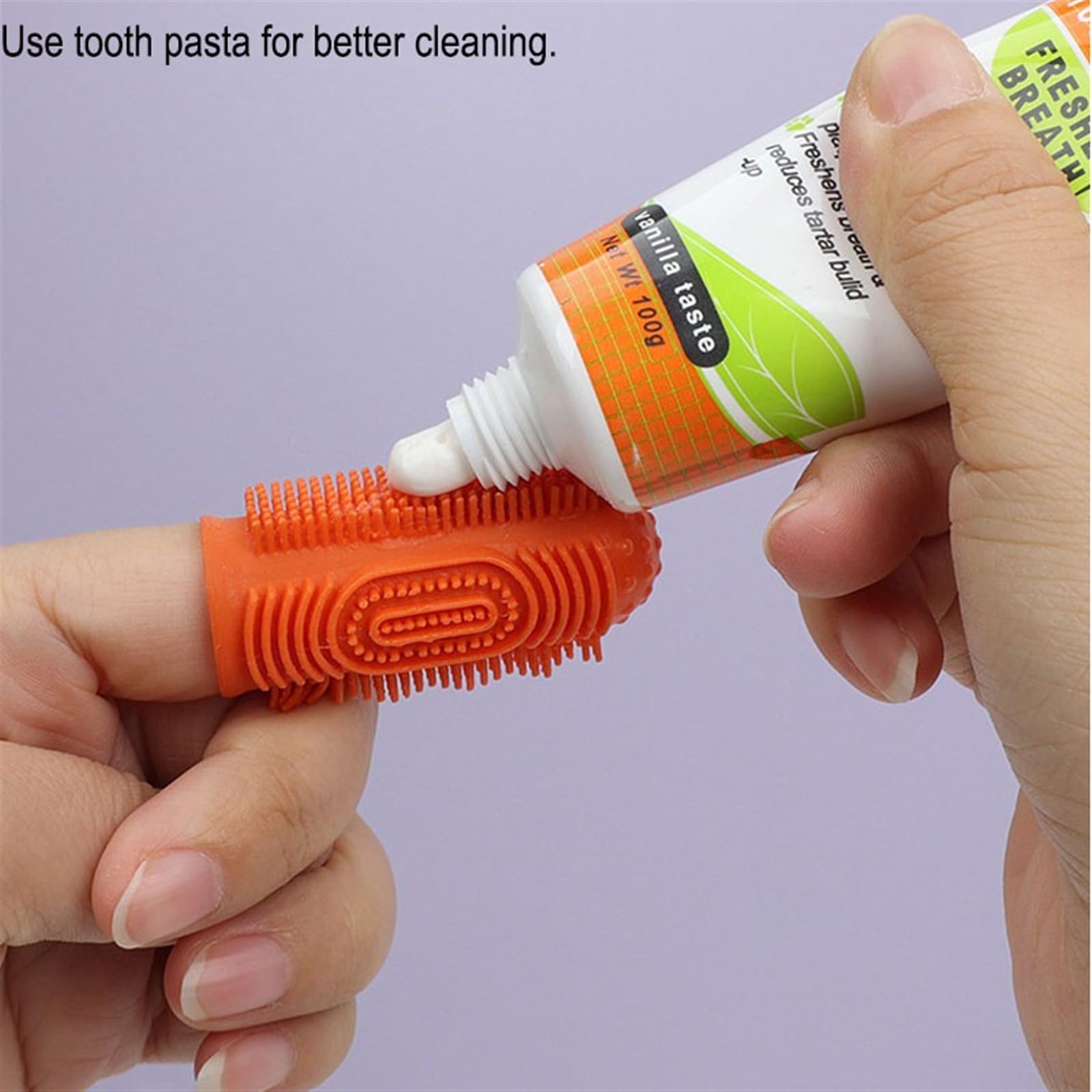 Brosse dentaire for animaux de compagnie Soins bucco-dentaires Brosse dentaire for animaux de compagnie Brosse à dents for chiens en silicone à 360 degrés for chiens de petite race, chiens de taille m