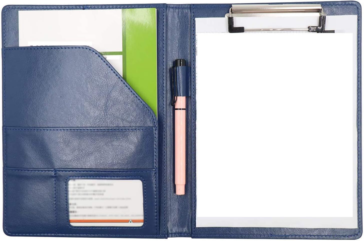Dproptel PU Leather A4 Clipboard Business Portfolio Padfolio File