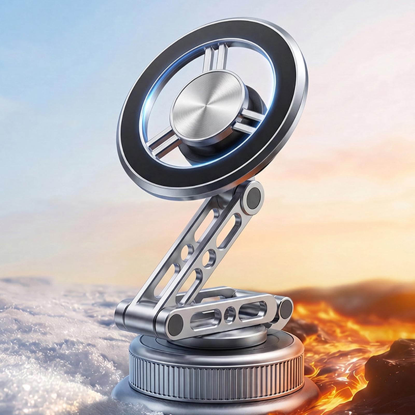 Supporto Telefonico per Auto per Supporto Pieghevole con Rotazione a 360