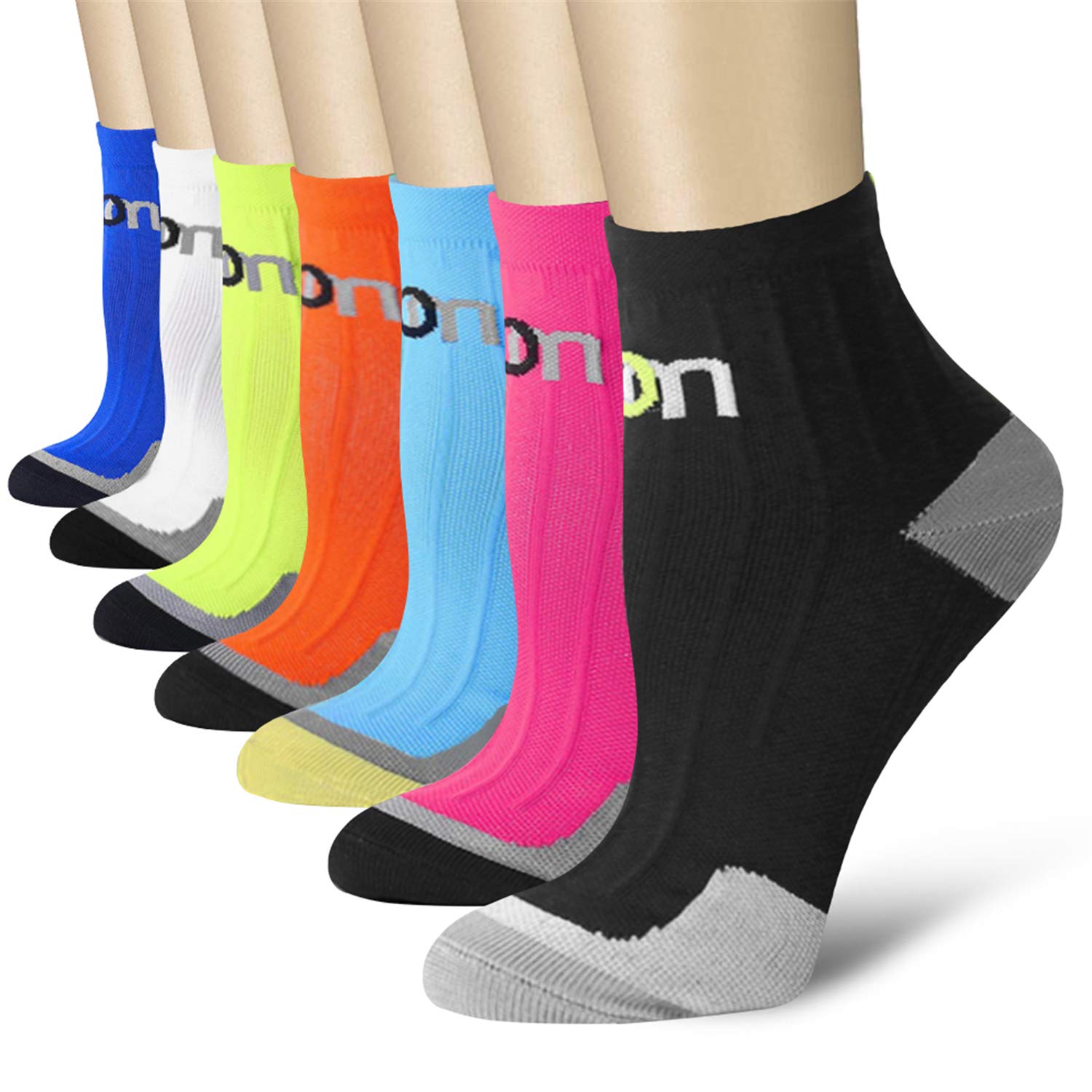 CHARMKING Compression Socks for Women & Men Circulation 15-20 mmHg is Best for Athletic Running Cycling Nurse Daily Wear