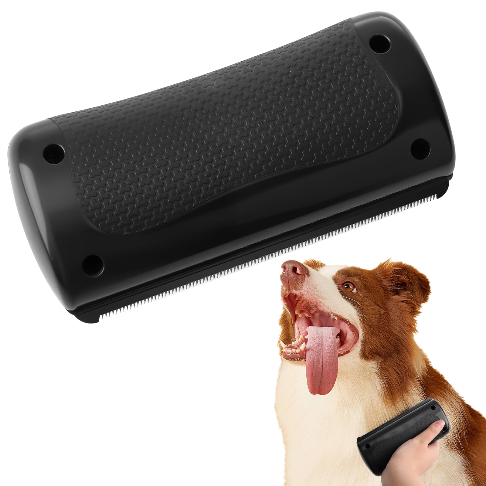 Deshedding Dog Brush Dog Brush for Shedding 5 71x2 68in Ergonomic Shedding Grooming Tool for Cats Dogs Rabbits