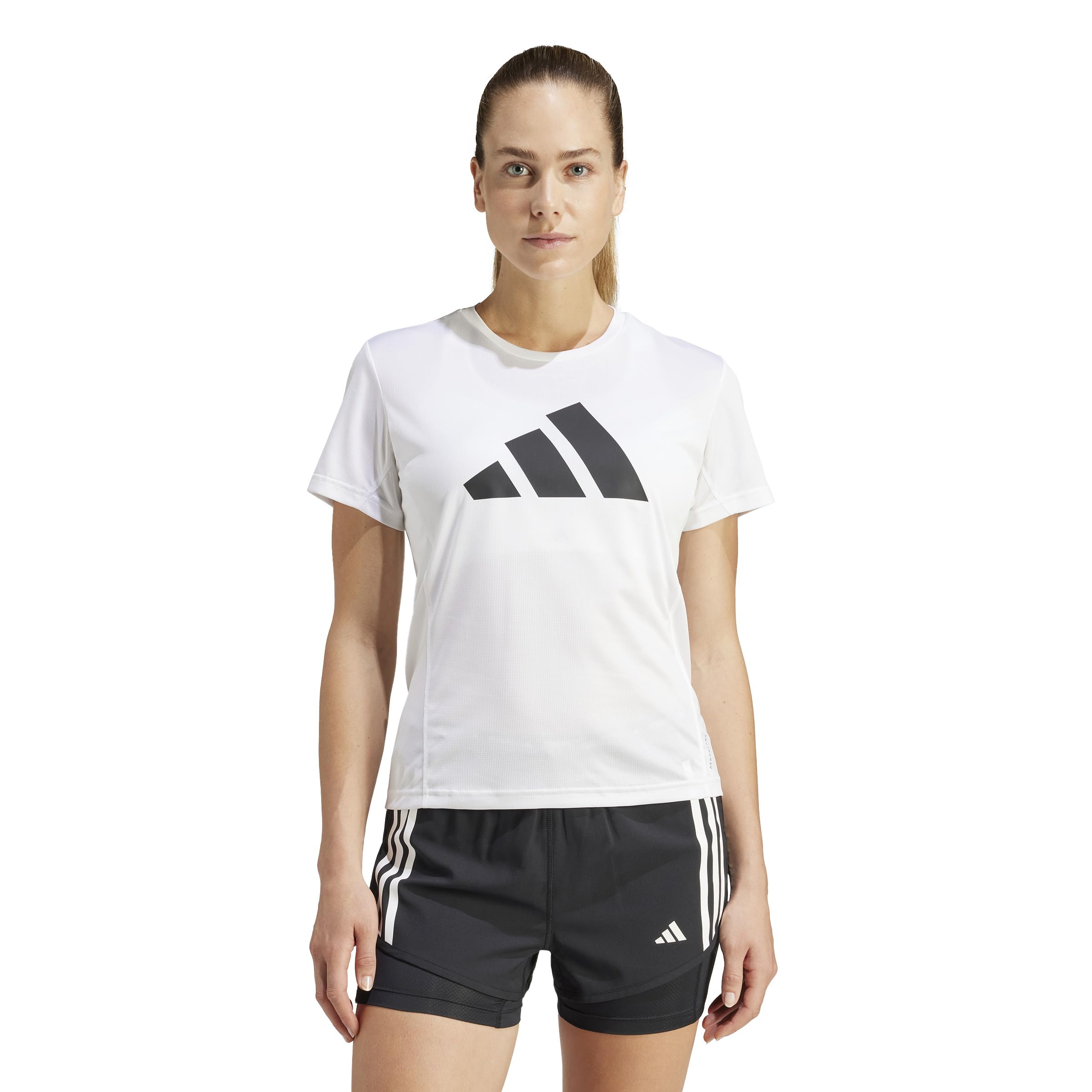 adidas Women's Polyester Geometric Regular Fit T-Shirt-picture-21