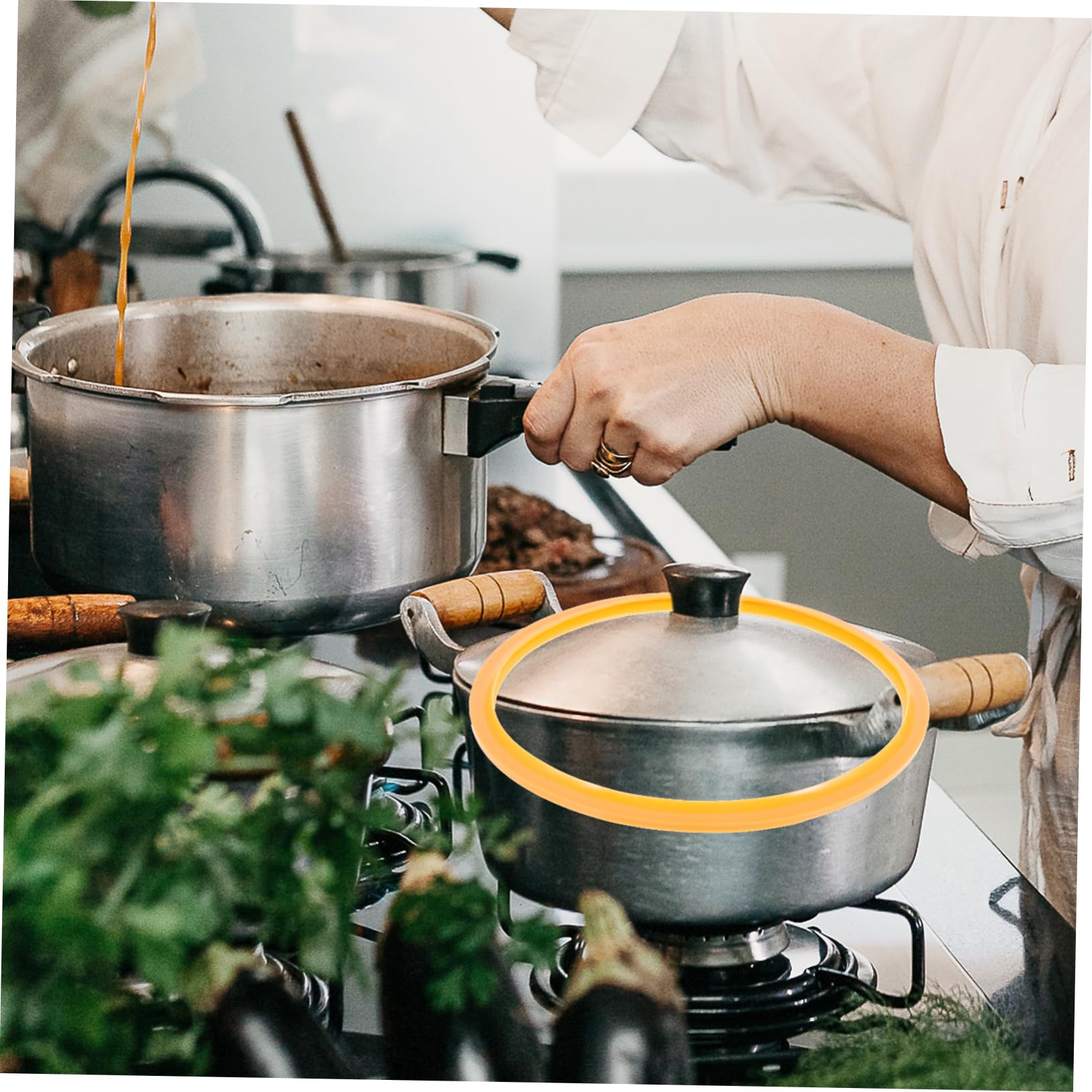 Bague D'étanchéité En Silicone Remplaçable Pour Autocuiseur Domestique