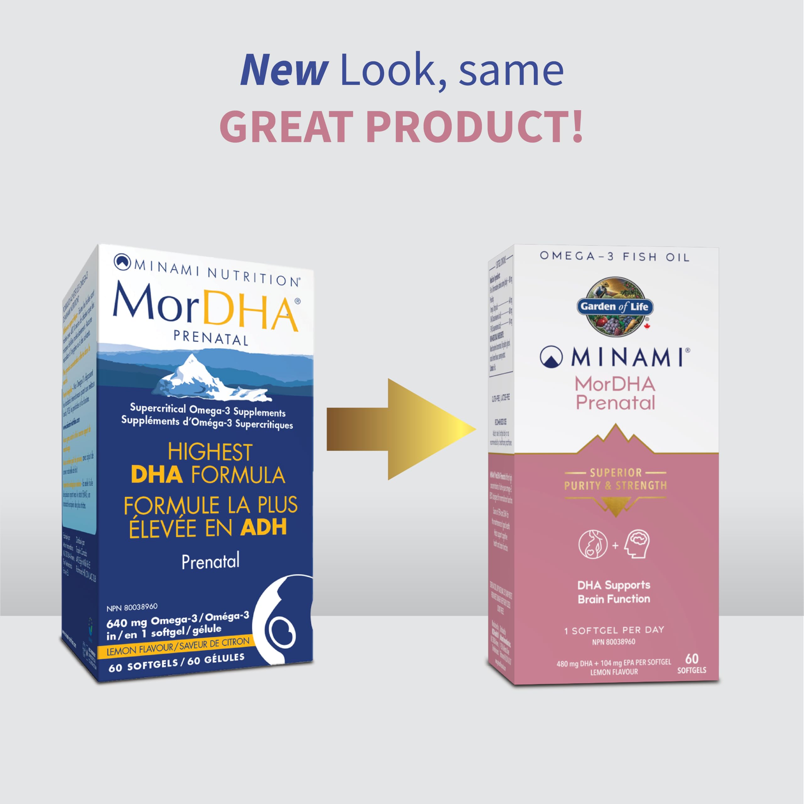 Minami Nutrition MorDHA® Prenatal 60 softgels