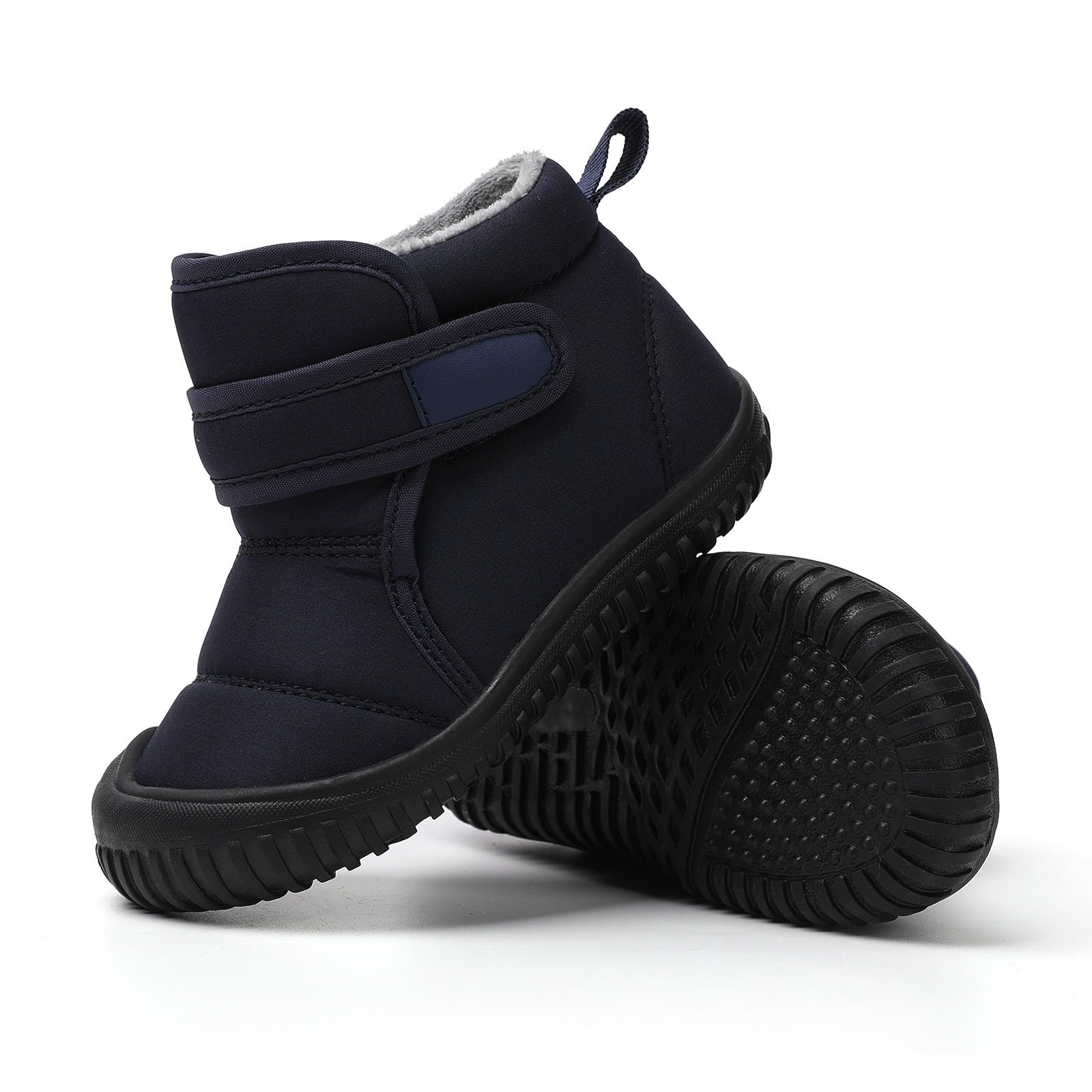 Winterschuhe Kinder Jungen Mädchen Wasserdicht Barfussschuhe Gefüttert Thermostiefel Winterstiefel rutschfest Winterboots Outdoor Schneestiefel Große Größen Snowboots Bequem Skischuhe Warm