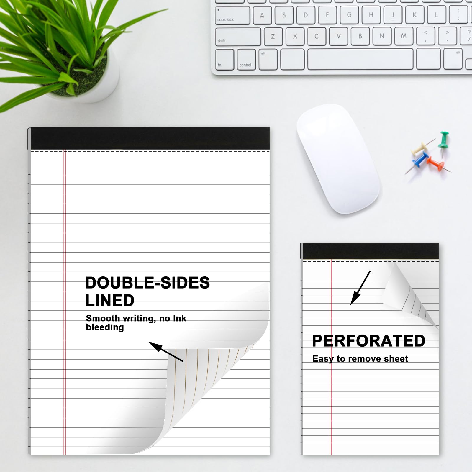 DANRONG Legal Pads 5 X 8, Note Pads College Ruled, Small - View #10