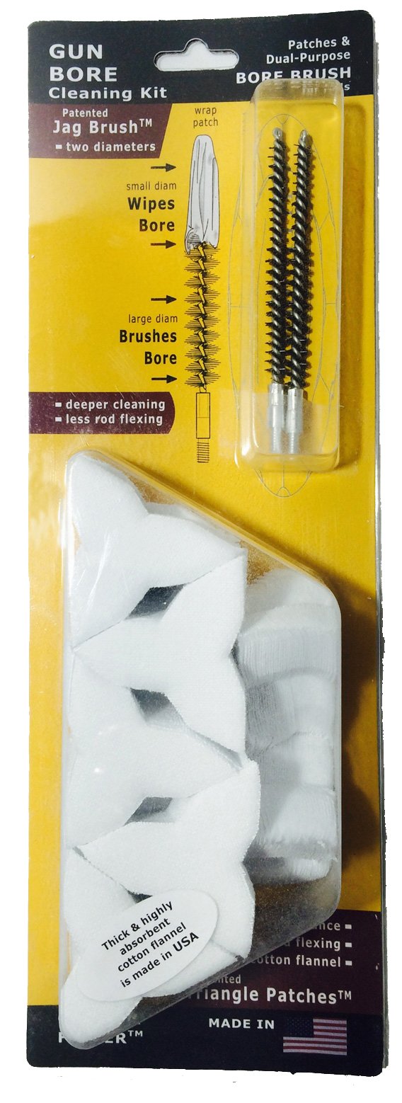 Cleaner Faster Kits, Cal 25, 6.5, Patented Nylon Bore Brushes and Patches, by BoreSmith