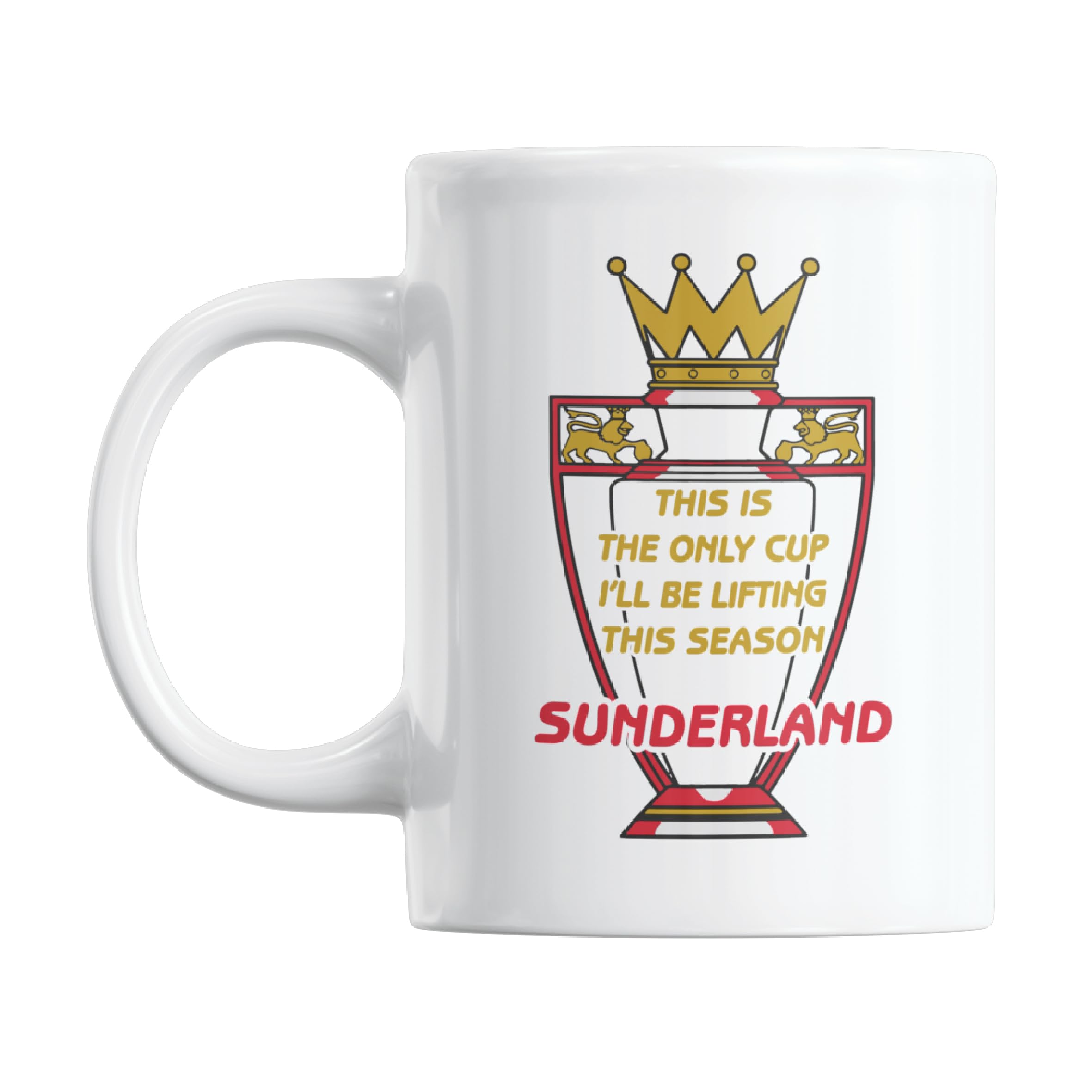 Gift Island Mug Gift for Sunderland Fans | Football Secret Santa Mug Gift for Sunderland Supporters | Football Stuff, Joke Mug for Friends, Colleague, Cousin, Uncle, Dad, Father, Son, Brother 11oz — image 1