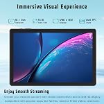 Android Tablet, 10 Inch Android 15 Tablet with Octa-Core Processor, 8GB RAM + 64GB ROM (Expandable to 1TB), 5G/2.4G WiFi 6, HD IPS Touchscreen, Dual Cameras, Tablets with Case