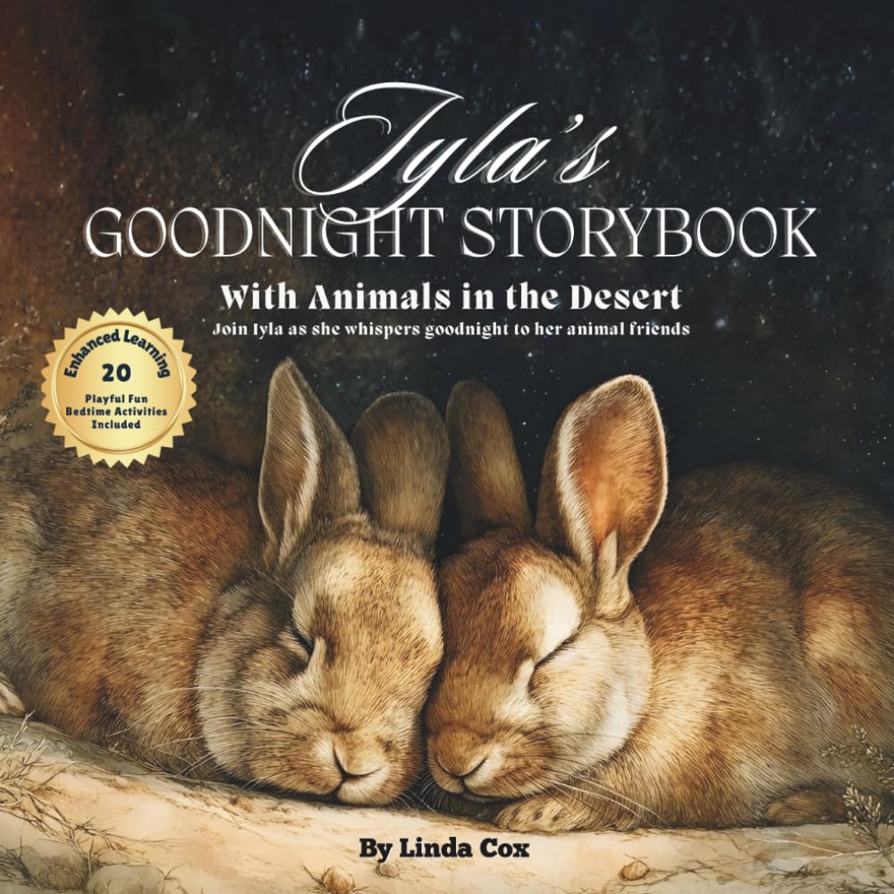 Iyla's Goodnight Storybook with Animals in the Desert: A Personalized Bedtime Book for Iyla | Plus: 20 Calming, Screen-Free Sleep Ideas