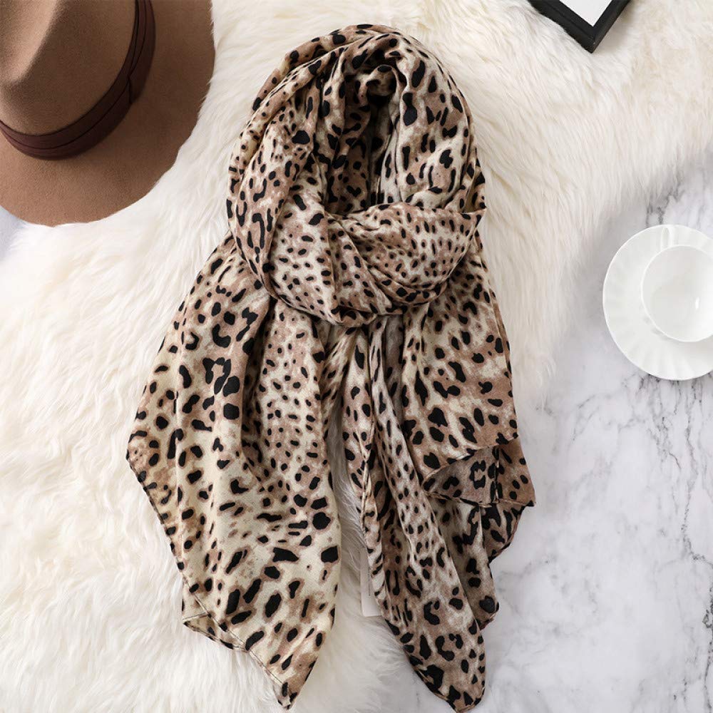 Wrap Shawl شال Leopard Print winter scarf designer brand women scarves shawls and wraps cotton warm bandanas,Colour:xingse (Color : Xingse)