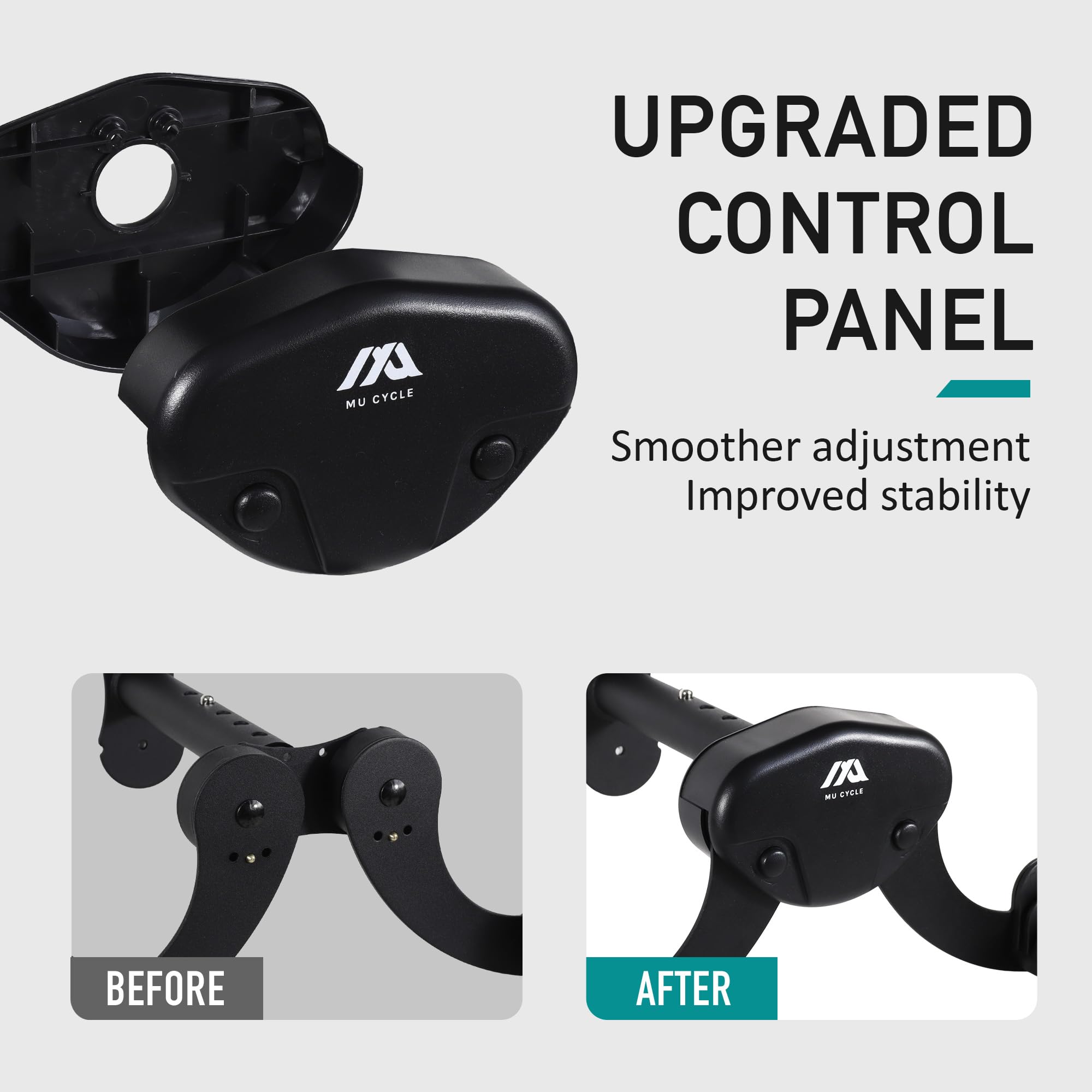 Buffalo Support mural pour vélo – Support horizontal réglable et robuste pour vélos de route, VTT et hybrides jusqu'à 22 kg, rangement peu encombrant dans le garage et l'appartement