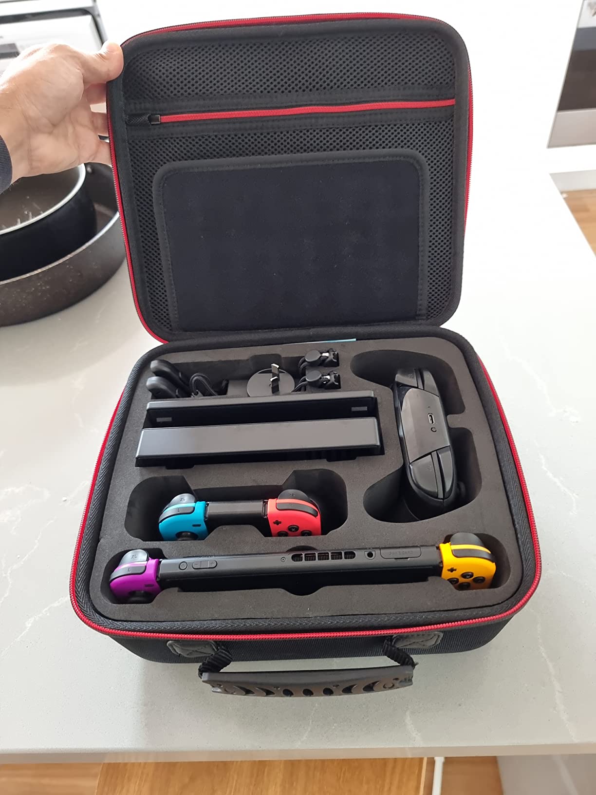 Zadii Hard Carrying Case Compatible with Nintendo Switch System, Travel