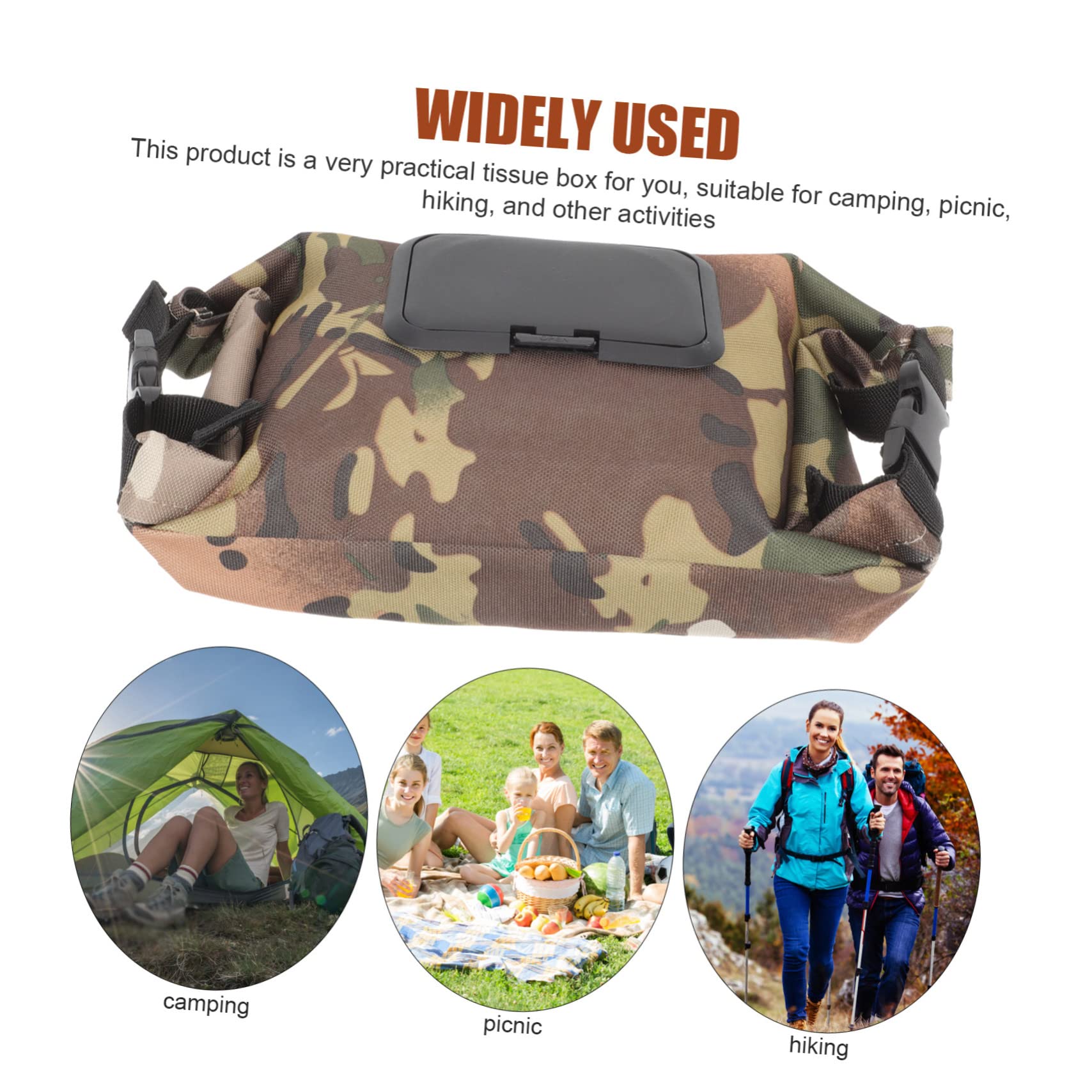 Ciieeo Boîte De 3 Pièces Distributeur De Serviettes pour Le Camping Lingettes Sucettes Étui à Lingettes pour à Langer Essuyez Le Distributeur Boite à Essuyer Voyage Toile Portable