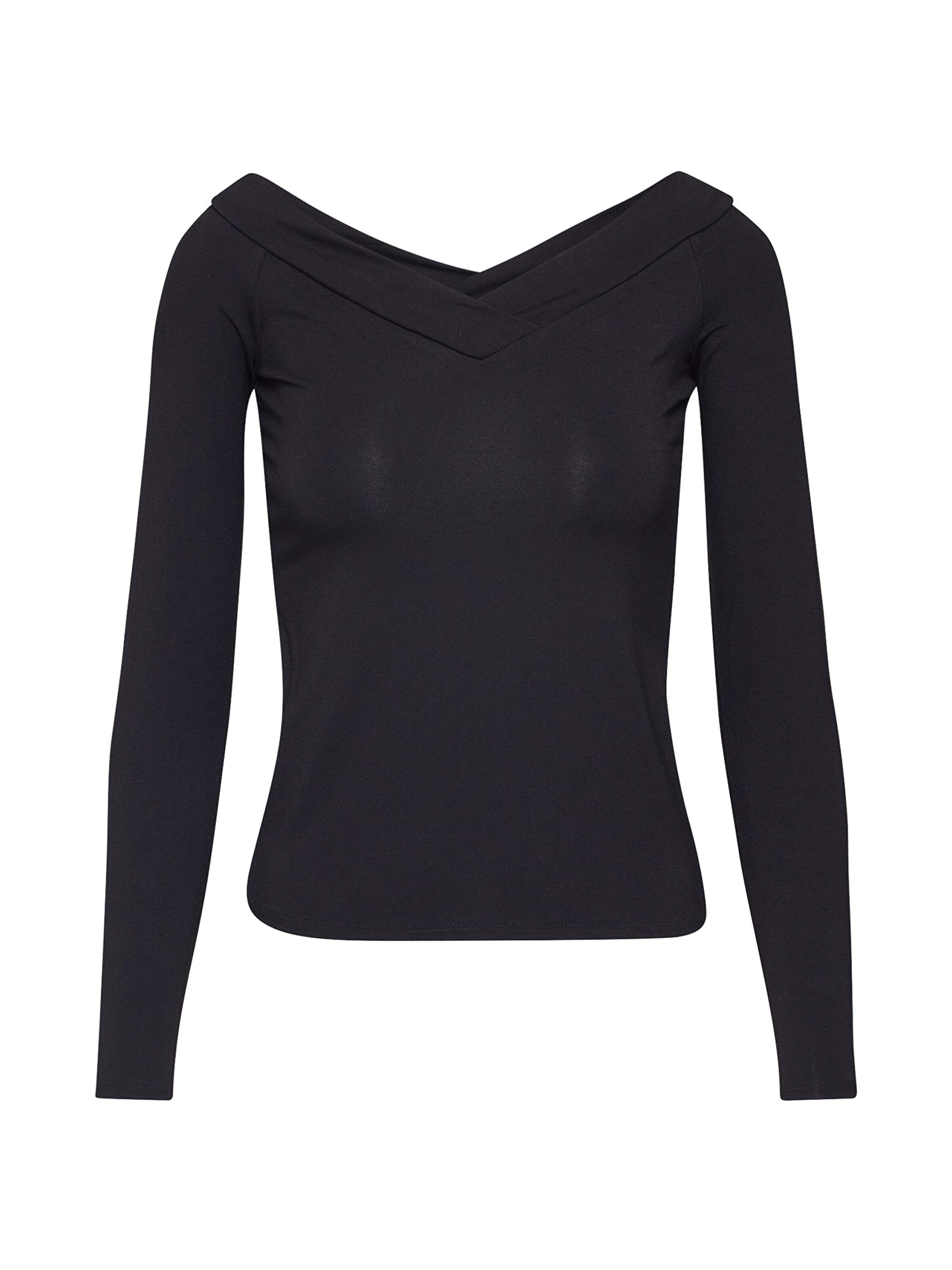 PIECES Damen Pcmaliva Ls Off Shoulder V-Neck Noos Top