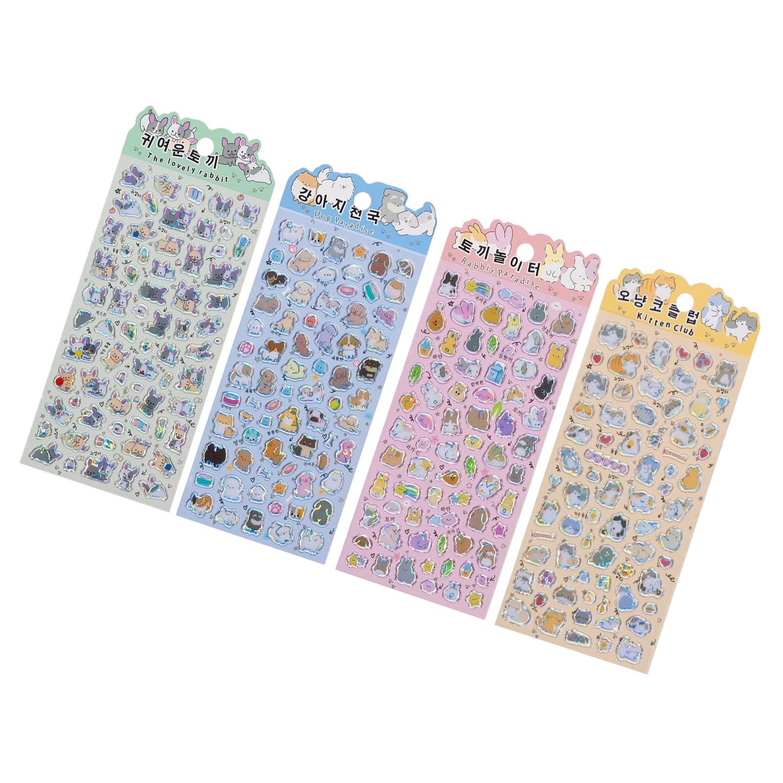 Adorable Little Stickers for Kids and Adults, Reusable Small Stickers for Scrapbooking Puffy Sheets Decorative Stickers for Scrapbooking