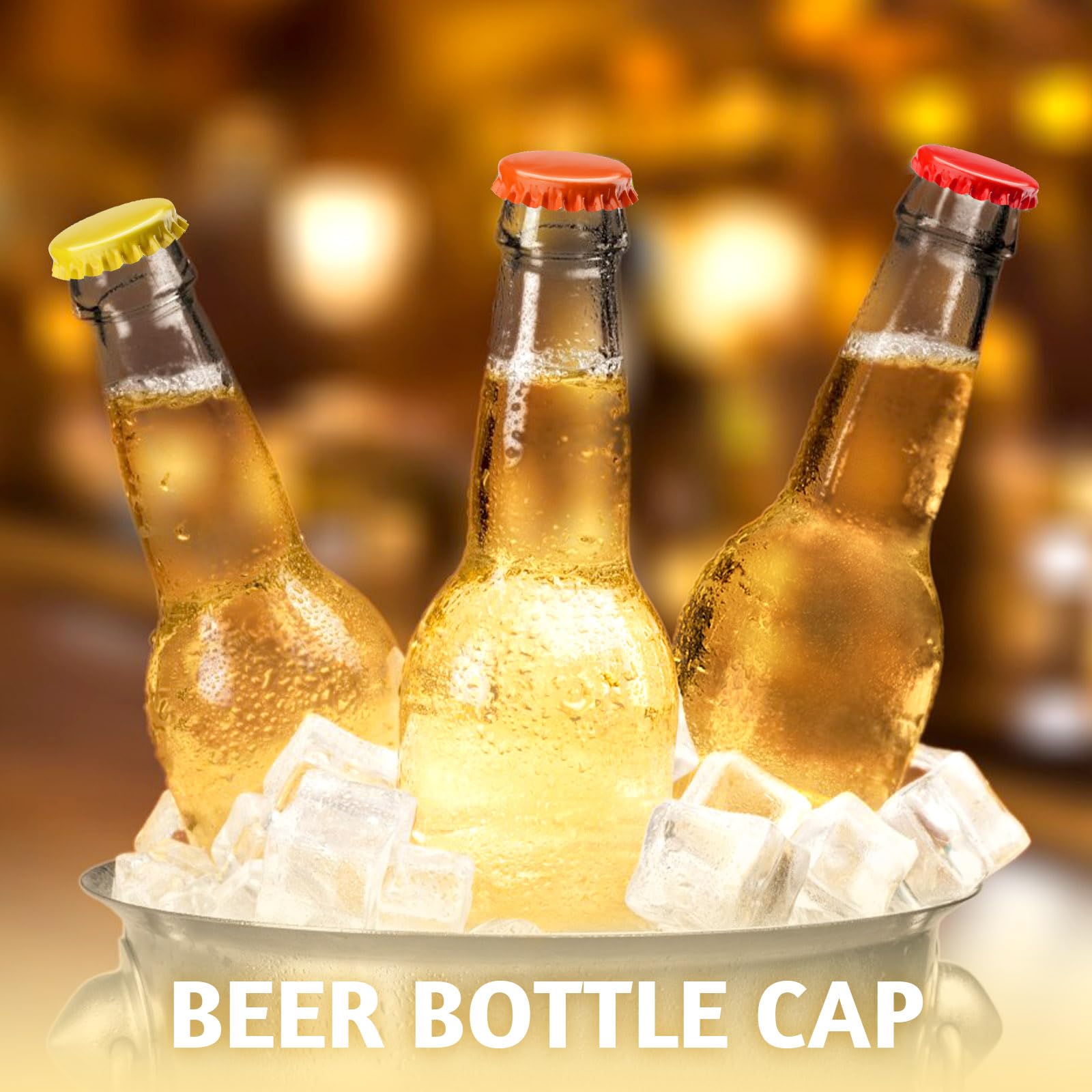 240 tappi per bottiglie di birra in metallo da 26 mm, con guarnizione in gomma, O-ring, per bottiglie di vetro fatte in casa e artigianato (15 colori)