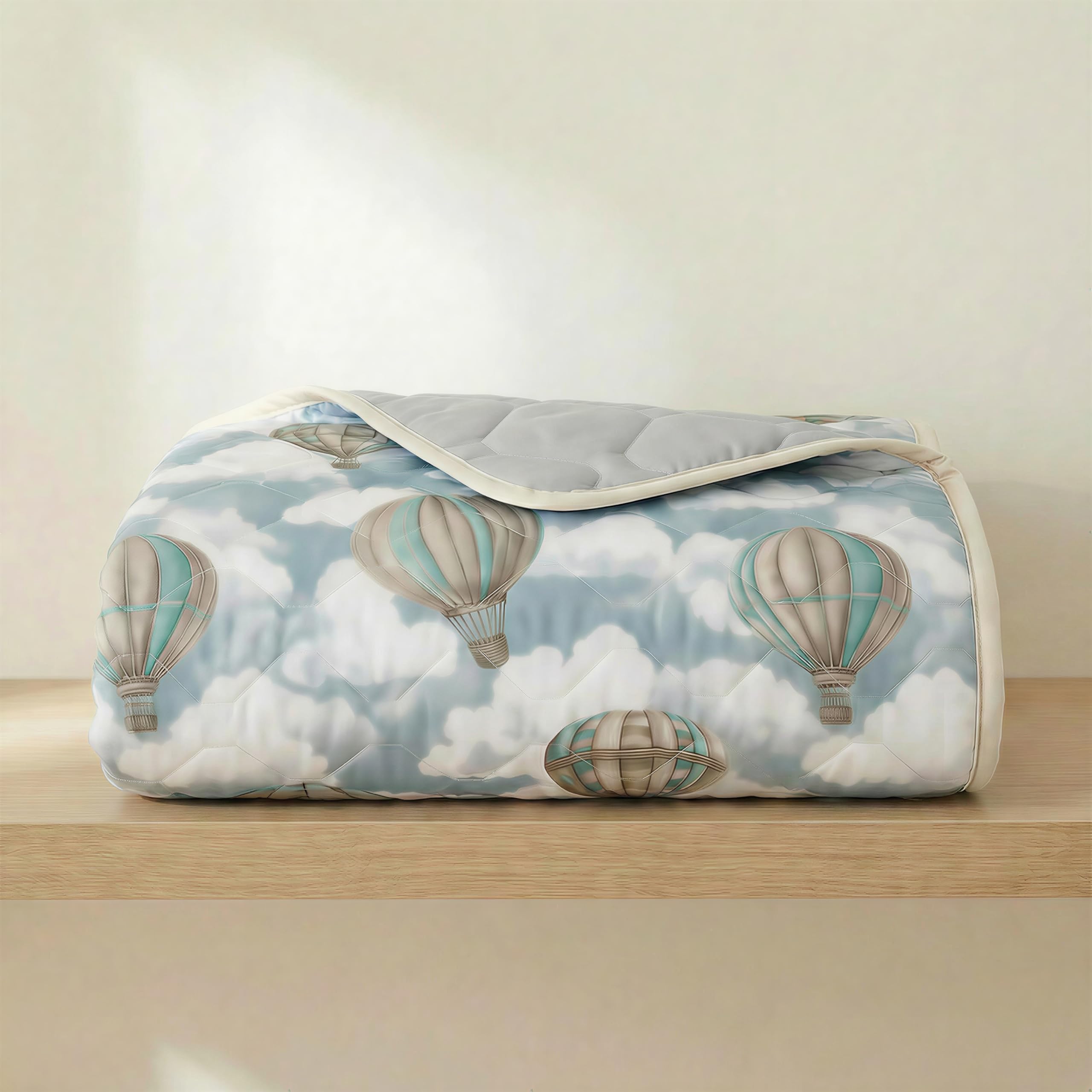 Mahome Trapuntino Singolo Primaverile Estivo in 100% Puro Cotone 170x260 cm Leggero Double Face - Copriletto Trapuntato morbido Traspirante Anallergico - Made in Italy – Fluttu Tiffani - 2