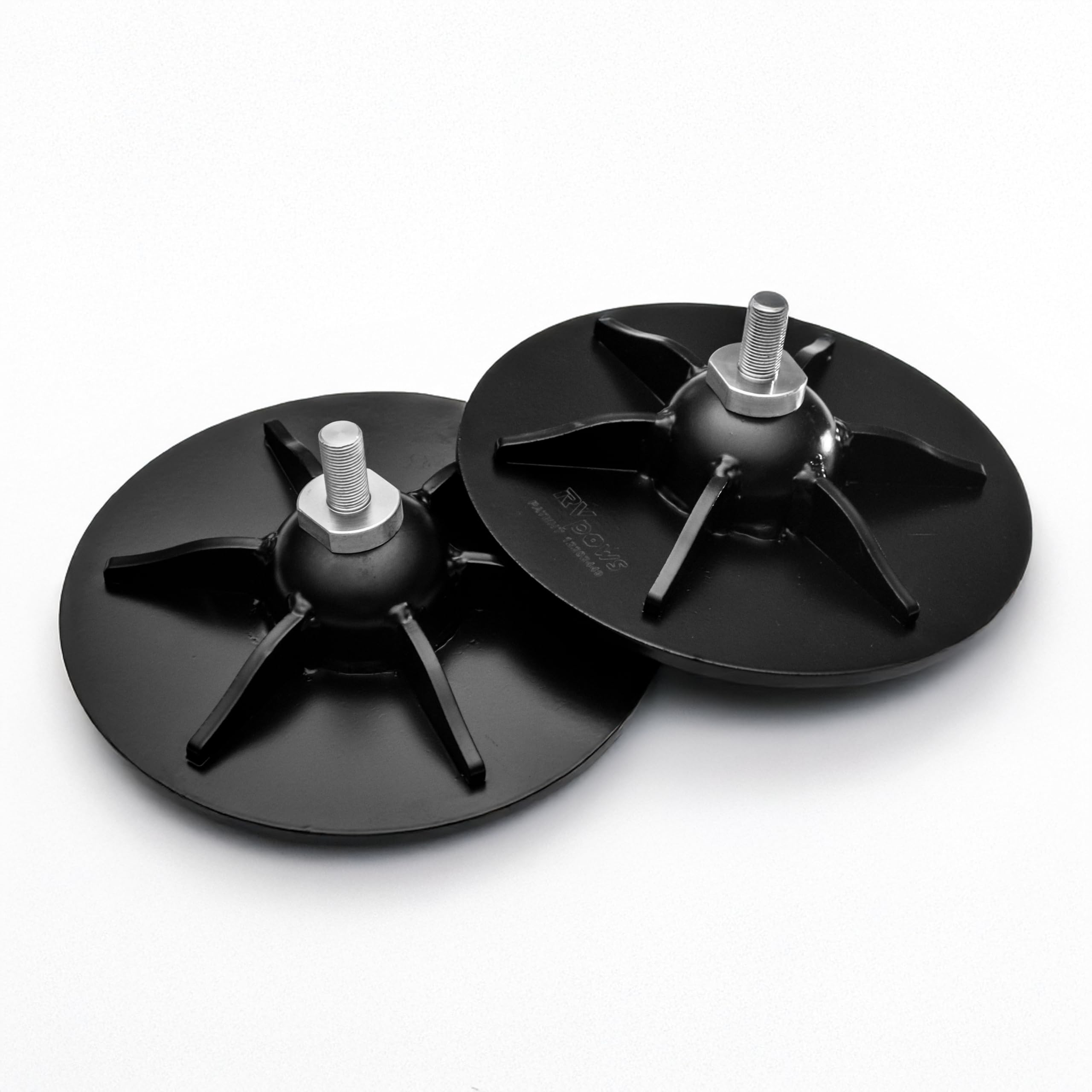 RVpaws RV Landing Gear Jack Foot Pad Juego de 2-9 pulgadas para sistemas de nivelación Lippert Level Up y Lippert Titan