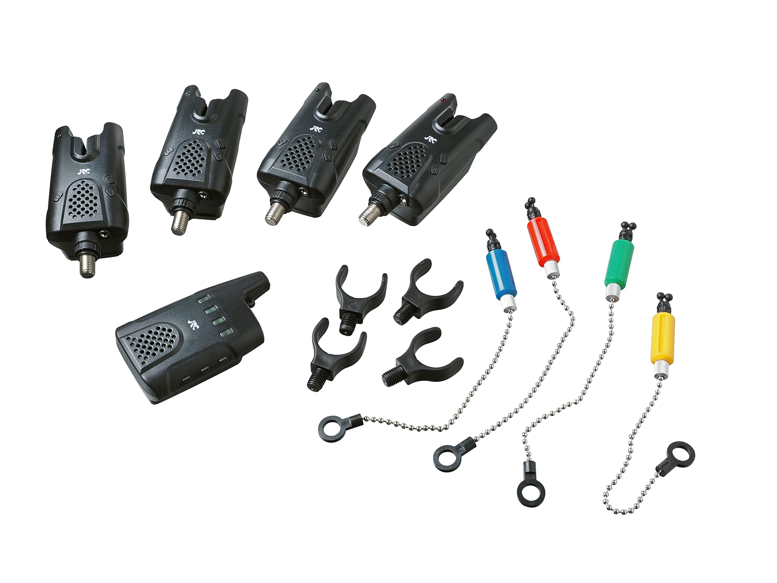 JRC JRC Radar CR 3 e 1 Bite Alarm Kit Set Completo di Allarmi per la Pesca, Allarmi da Pesca per il Carp Fishing, Unisex, Nero