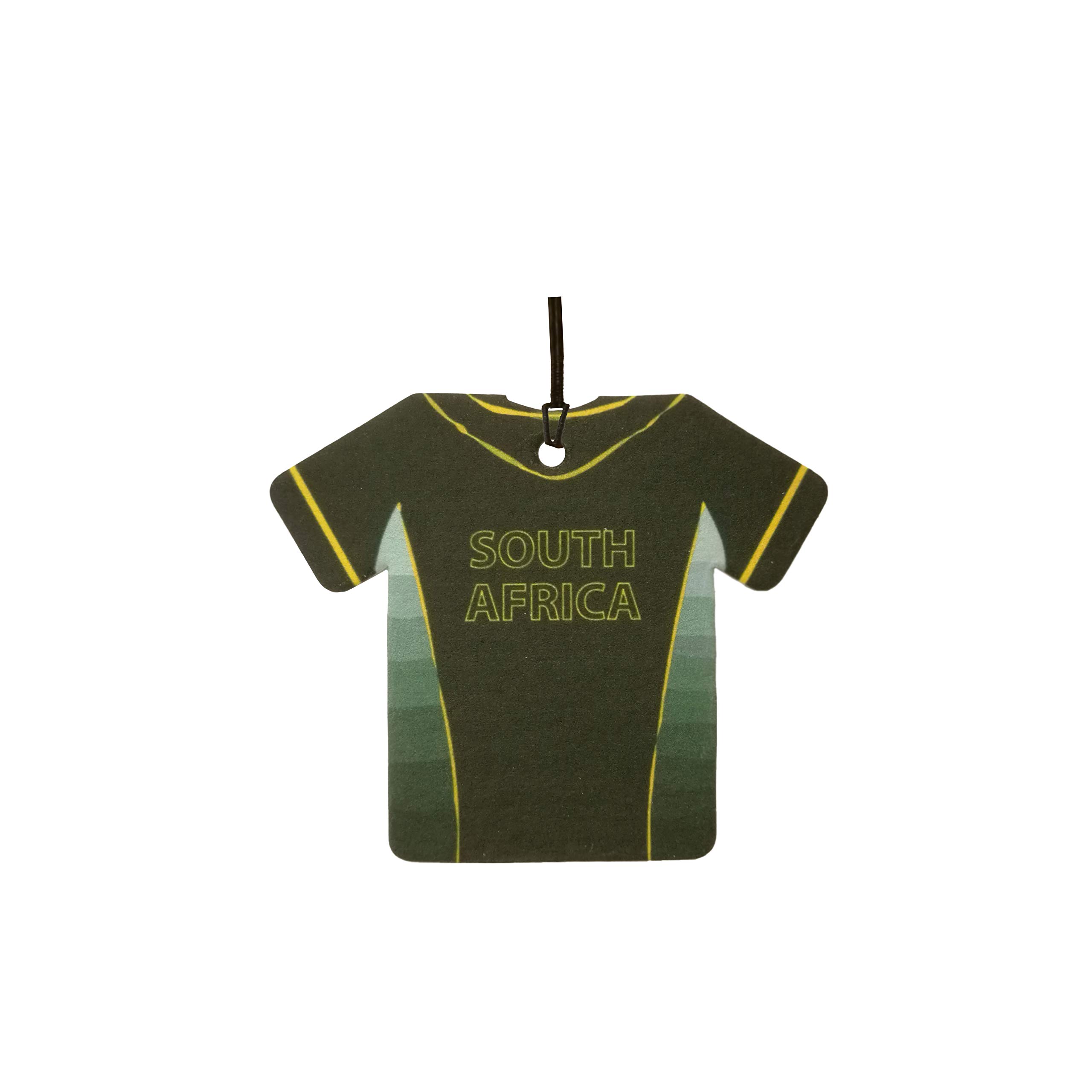 Personalized South Africa Cricket Shirt Car Air Freshener (Custom Fun Birthday/Xmas Christmas Stocking Filler/Secret Santa/Novelty Scented Gift)