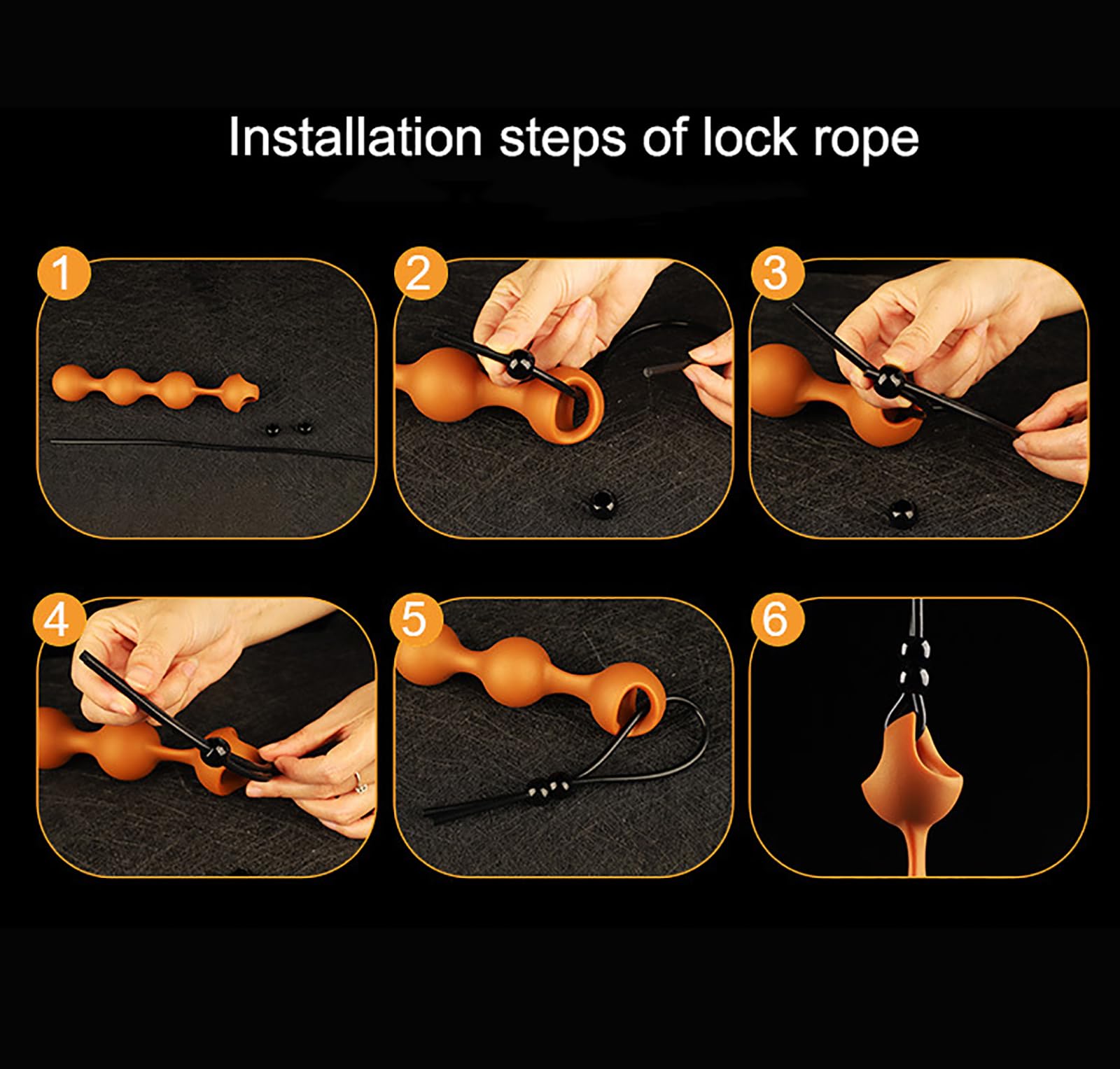 Silikon Analplug Analkugeln + Sperma Lock Ring Analkette 5 GrößEn Zur Auswahl Anal Butt Plug Trainer Analdildo Analdilatator Masturbation Analsexspielzeuge MäNnliche Und Weibliche Paare (L)