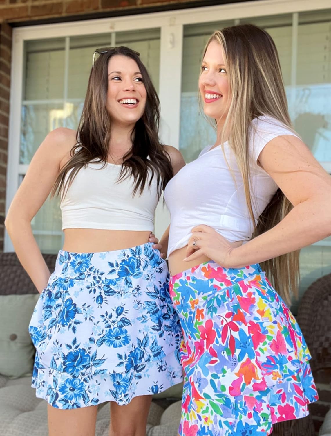 WOWENY Women's Swim Skirts Swimsuit High Waist Swimming Skorts with Shorts Bikini Bottoms with Pocket Bathing Suit Bottoms - Image 3