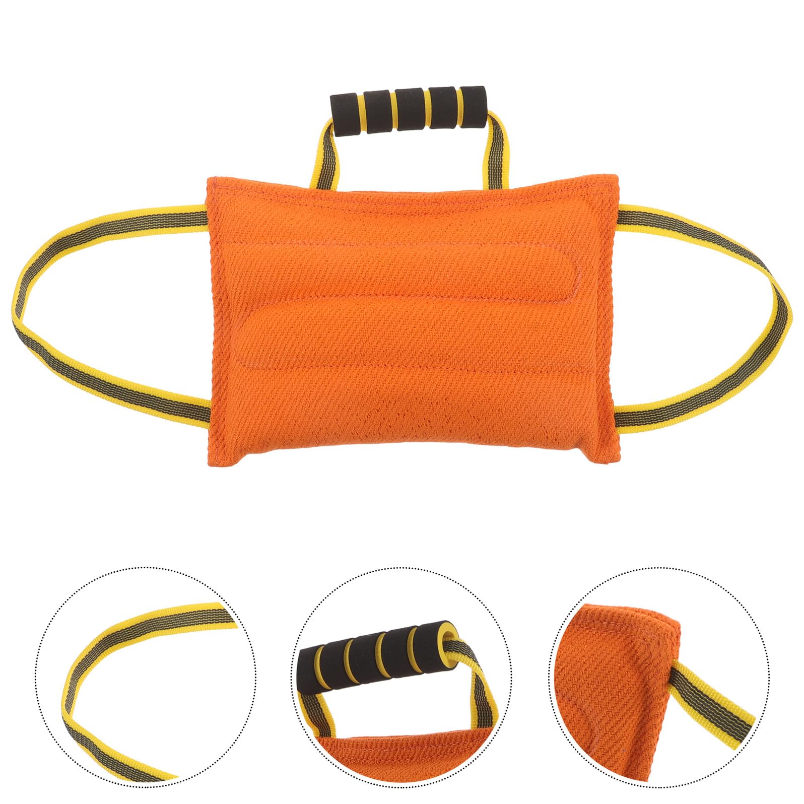 TOYANDONA Cuscino da morso per cani con manici robusti, giocattolo antimorso, per razze medie e grandi, per un efficace allenamento del cane e un gioco paradenti