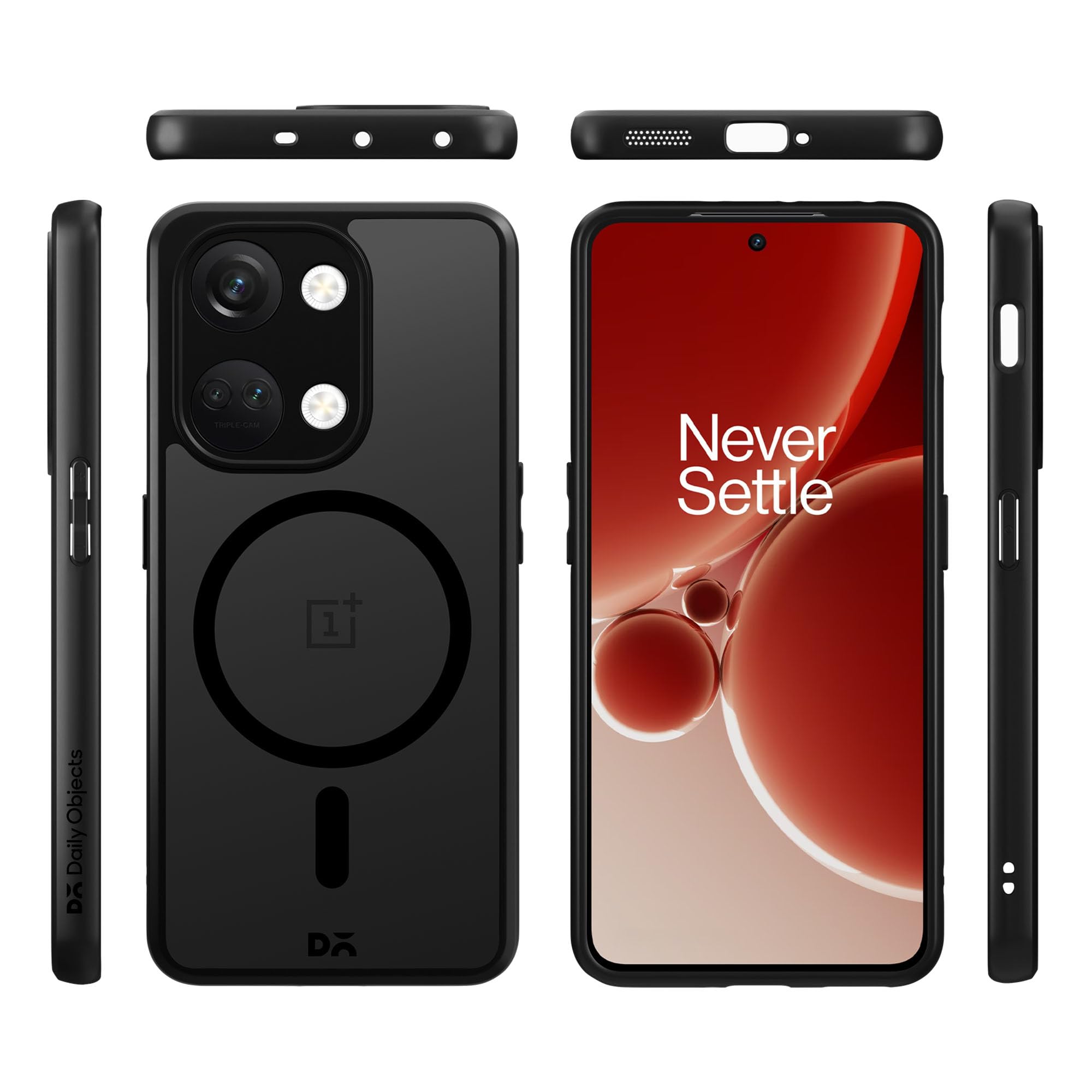 DailyObjects Nimbus 2.0 Magnetic Phone Case Cover Compatible with OnePlus Nord 3 | Wireless Charging Slim Back Cover | 2 Layer Edge Protection & Shockproof — Amazon image 5