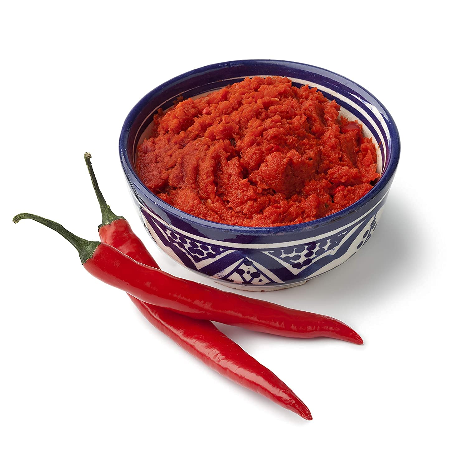 Bresc Harissa - 6x 450g - vegane Gewürz-Paste, authentisch nordafrikanisch pikante Kräutermischung für Fleisch- und Gemüse-Gerichte, Spice Mix mit Chili und Knoblauch