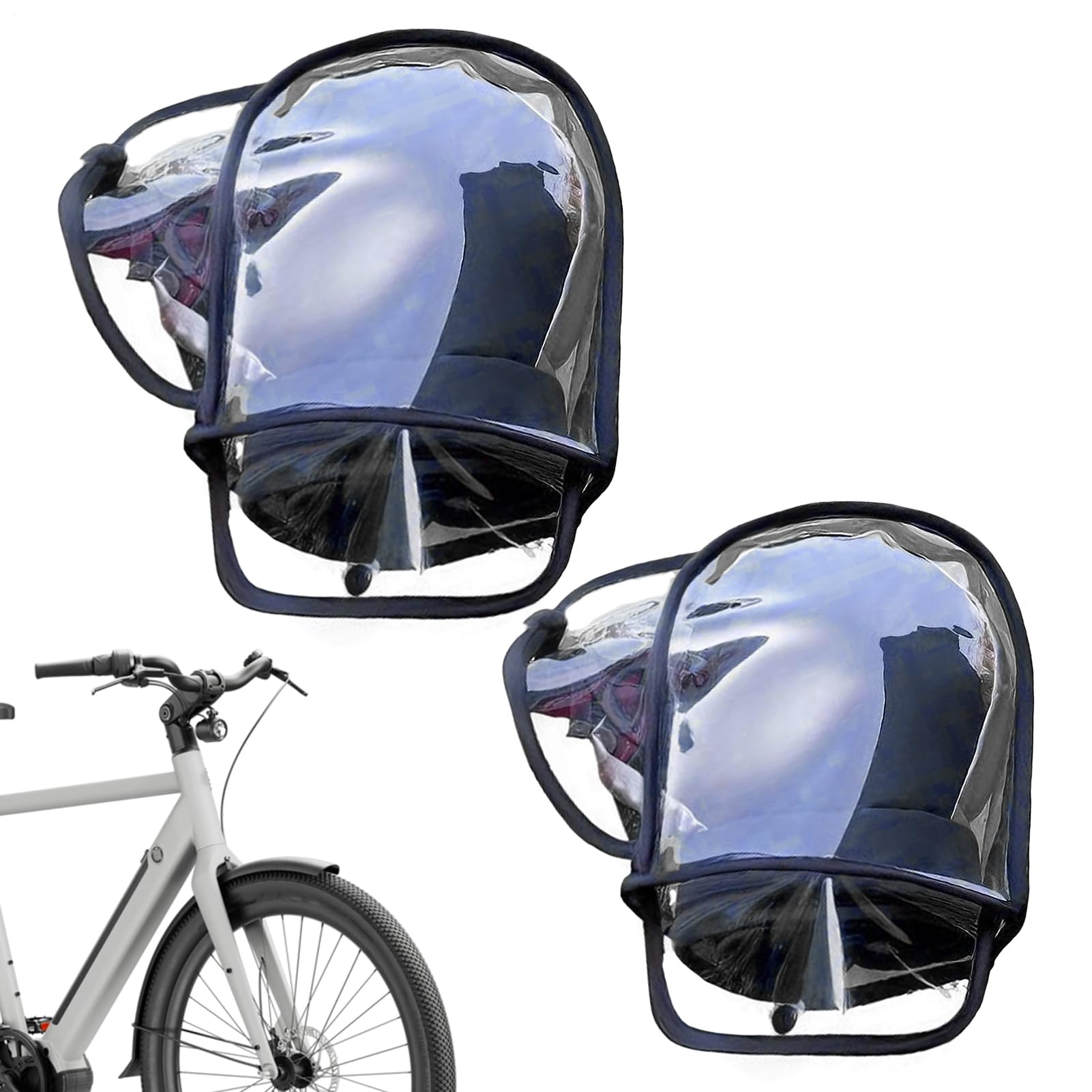 Guantes para manillar de bicicleta - Guantes cálidos para bicicleta | Puños de agarre de bicicleta para clima frío - Para motos de nieve, scooters, ciclismo, bicicletas de invierno, montaña y