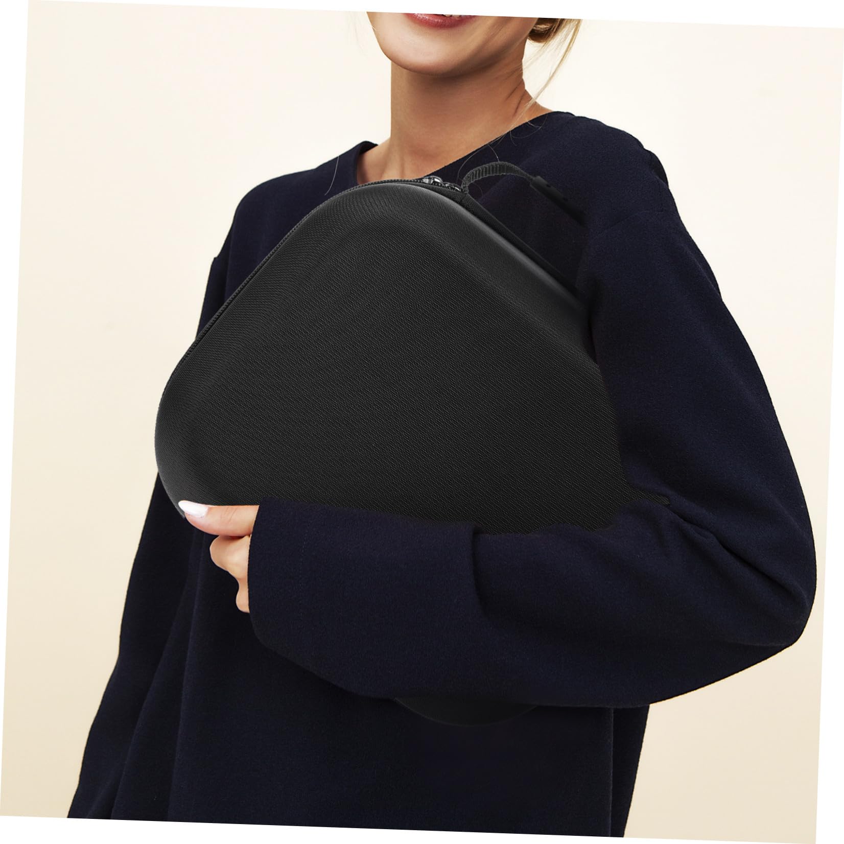 TEHAUX Borsa Protettiva per Occhiali VR in EVA Antishock Portatile per Viaggio e Vita Quotidiana Nero