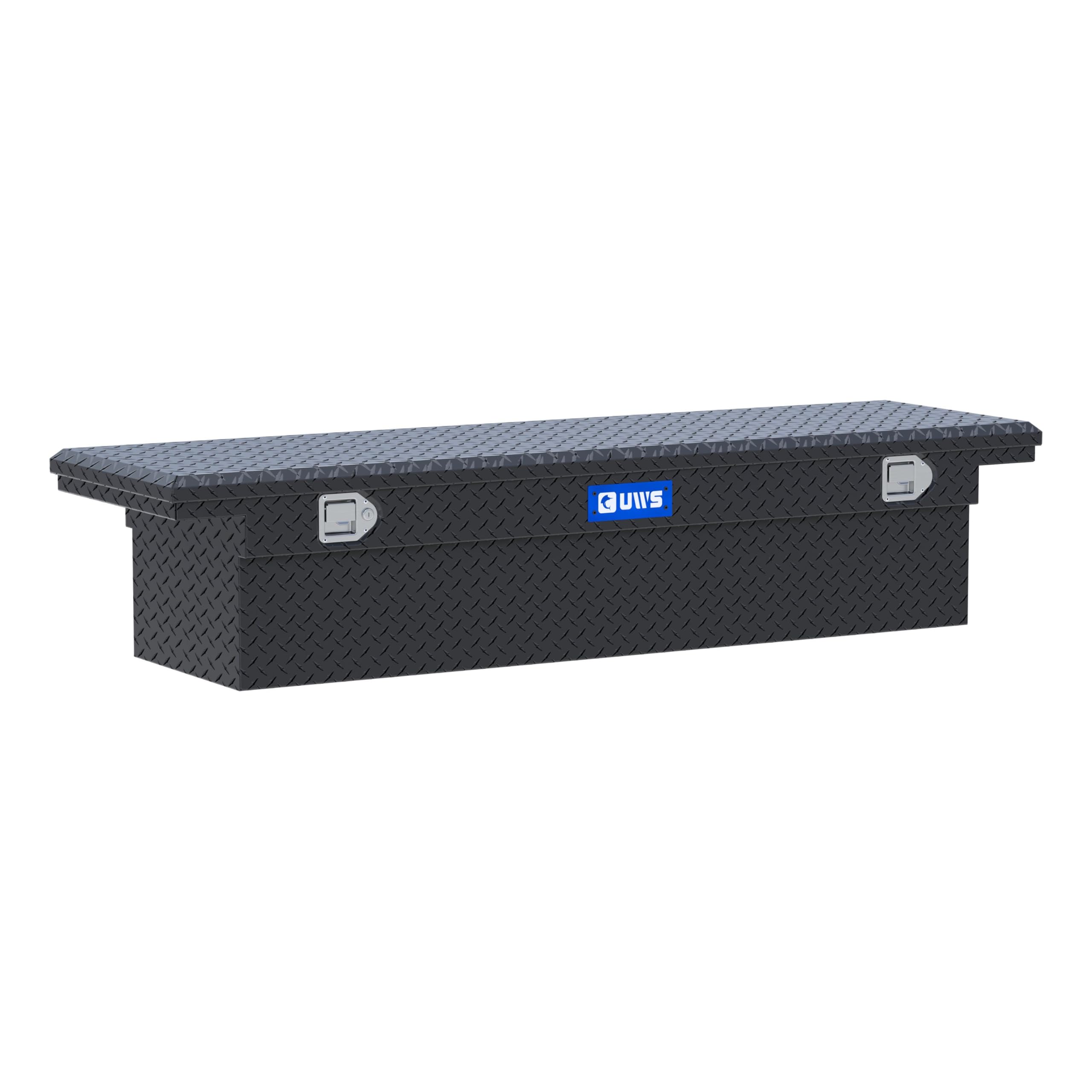 UWS TBS-69-LP-MB Matte Black Aluminum 69' Truck Tool Box with Low Profile