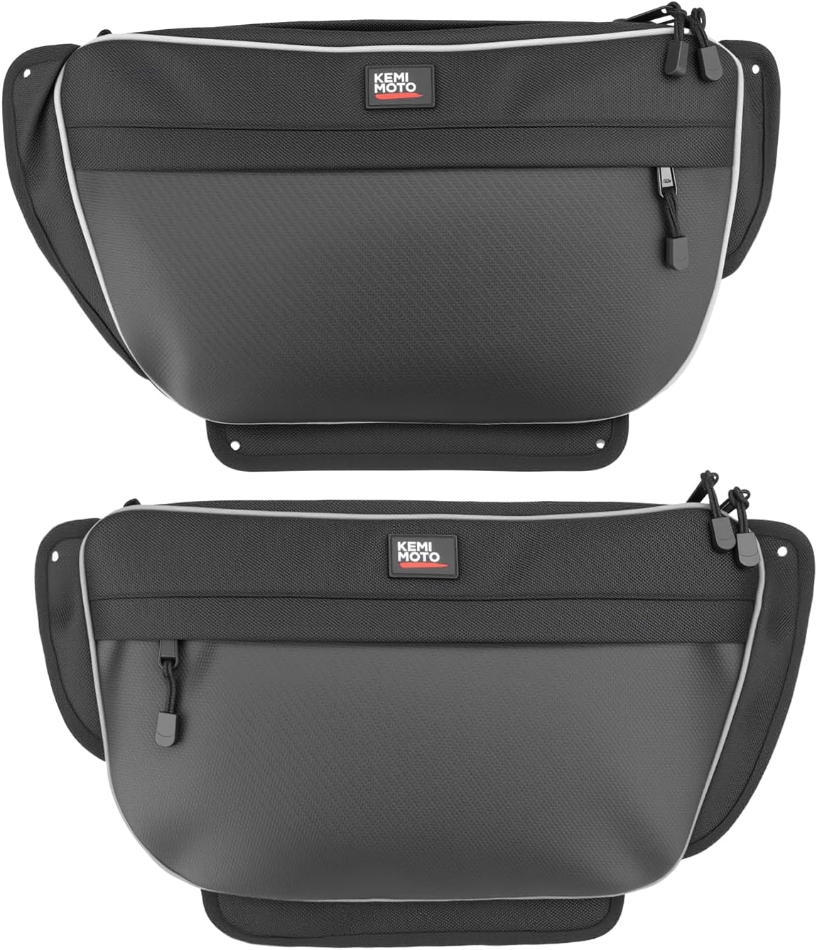 KEMIMOTO Door Storage Bags Compatible with Wolverine RMAX 2 1000, RMAX 4 1000, X2 1000, X2 850, X4 850, 3.5L 1680D Oxford Fabric Right and Left Bags, Secure Mounting, Water-Resistant Zipper