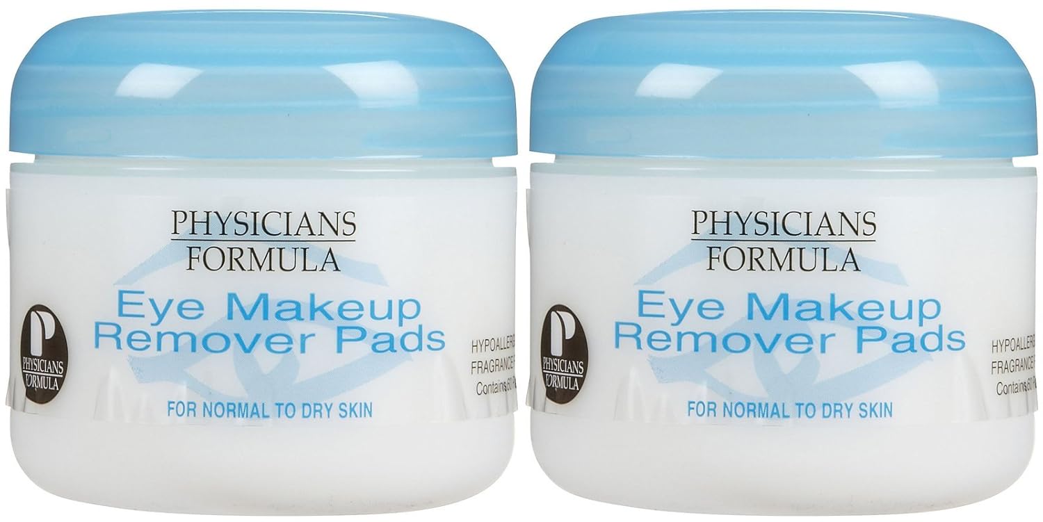 Physicians Formula Eye Makeup Remover Pads, 60 Count