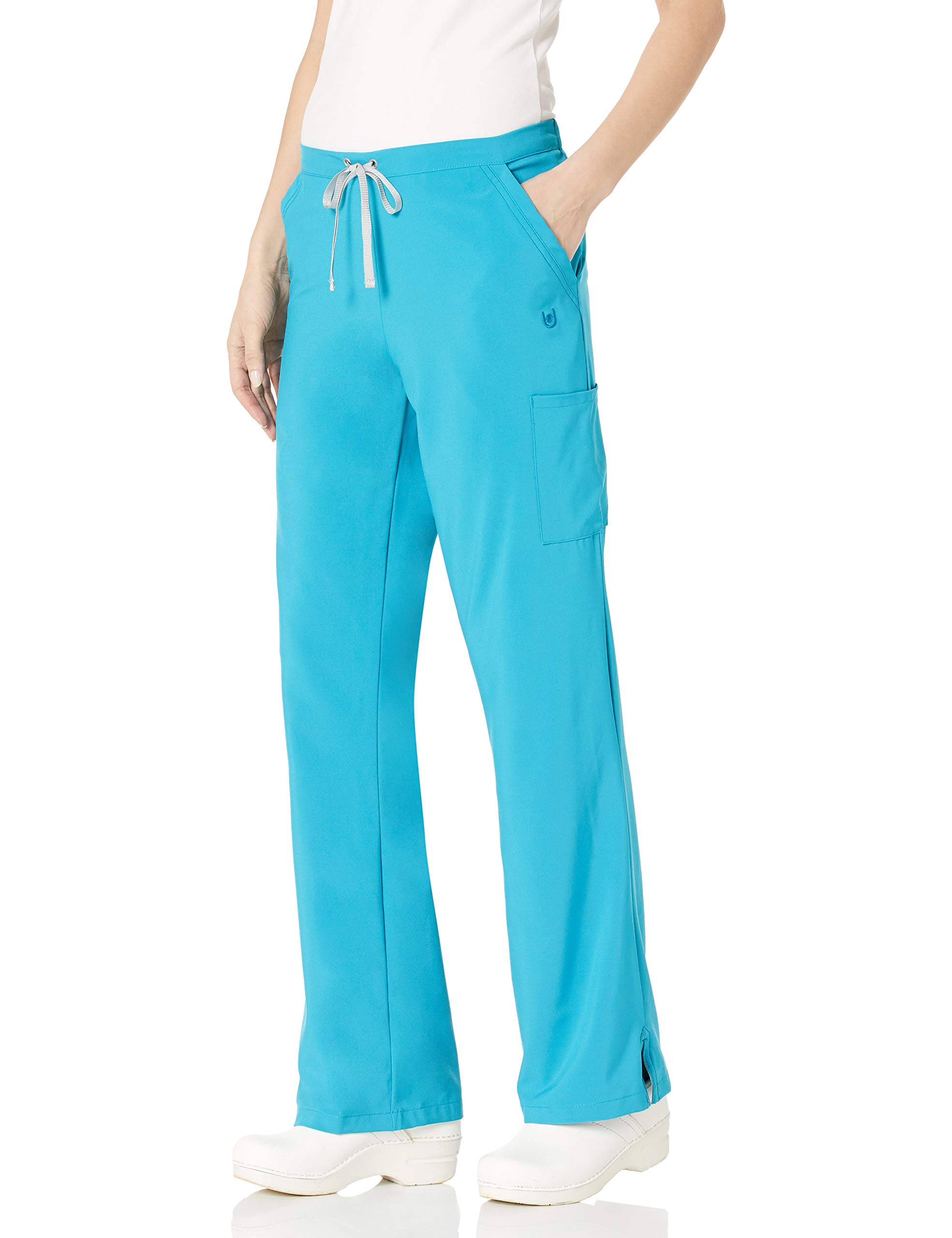 Urbane Women's Drawstring Elastic Cargo Scrub Pant