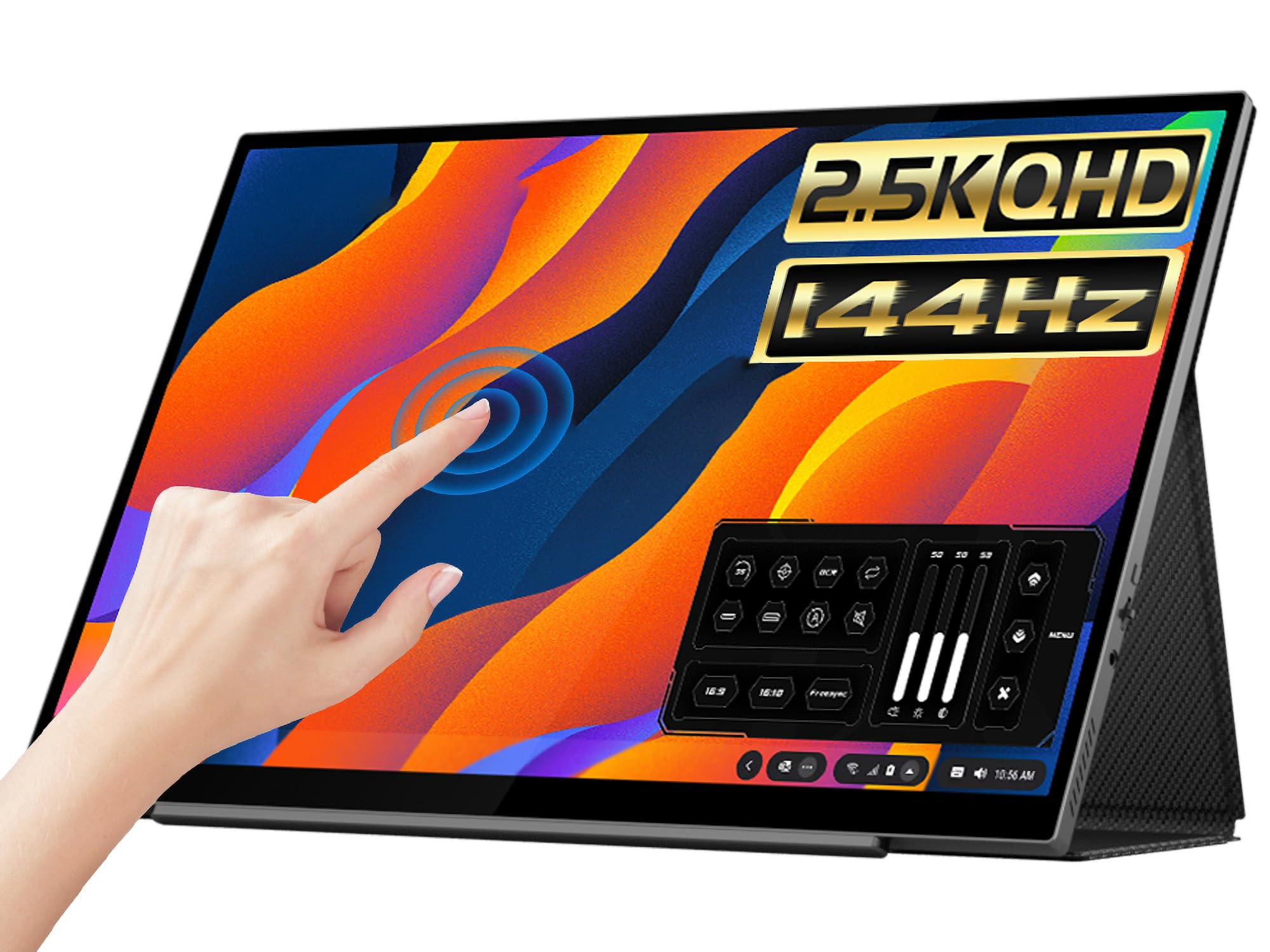 Amazon.co.jp: LANMEY モバイルモニター 16インチ 144Hz 2.5K QHD  