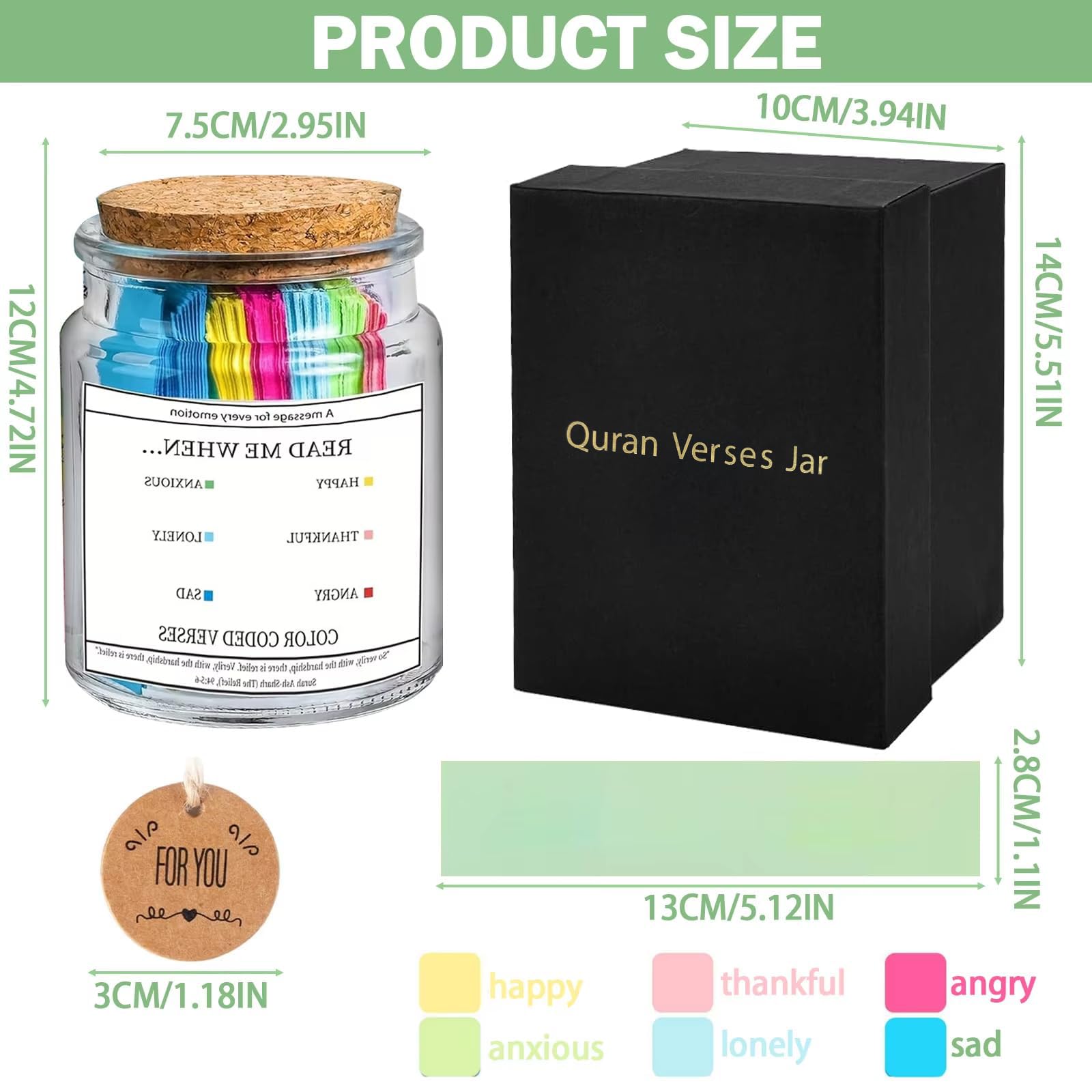 Quran Verses Jar Read Me When Bible Verses Christian Decor Gift Quranic Affirmations, Islamic Decor Ramadan Decorations for Home