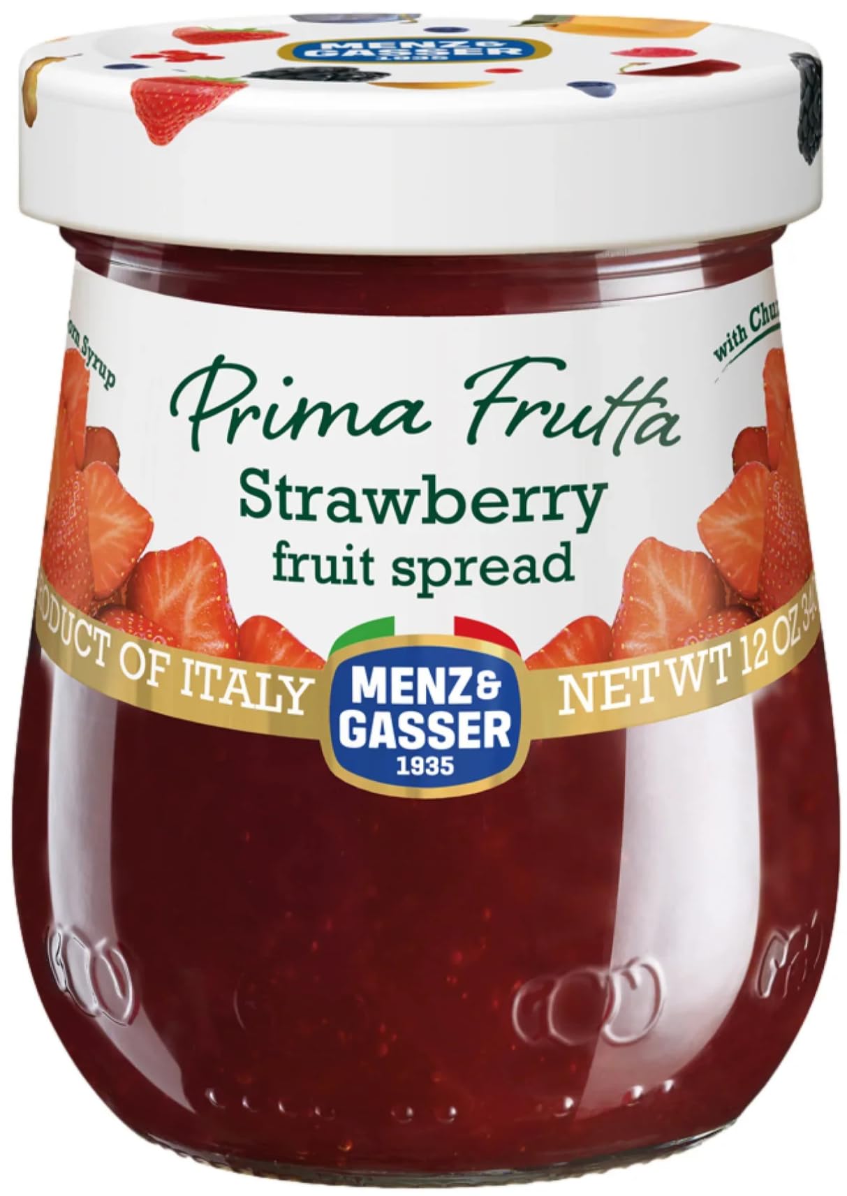 VALUBNDL: Menz & Gasser Italian Strawberry Jam (2-Pack) – 500ml Total (Two 250ml Jars) – Premium Fruit Spread Confiture – VALUBNDL Signature Bundle - 4