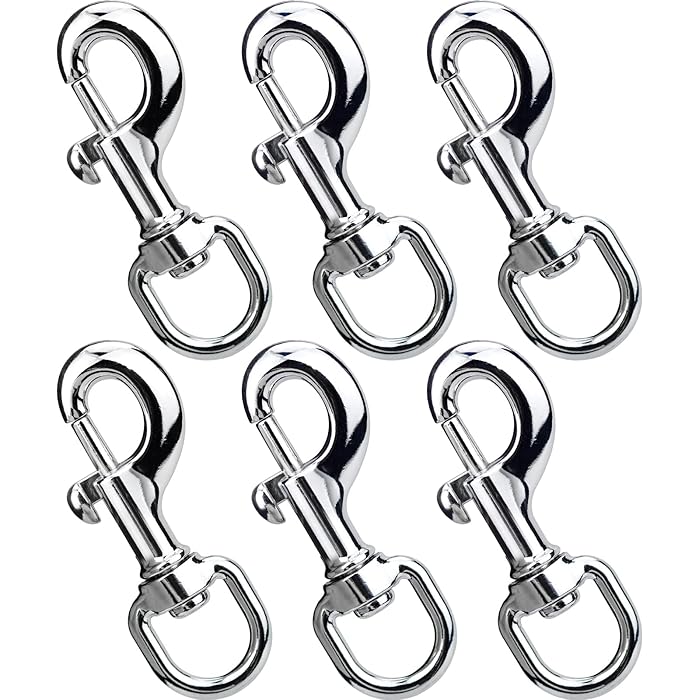 Buy 6 Pcs Heavy Duty Trigger Clips Clasp 360°Swivel Eye Bolt Snap Hook