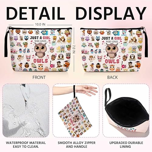 Miniatura 2 de Pig Cow Pickle Tiger Penguin Planet Libro de escritura Tortuga Axolotl Búho Caballo Koala Elefante Llama Perro Regalos Bolsa de Maquillaje,