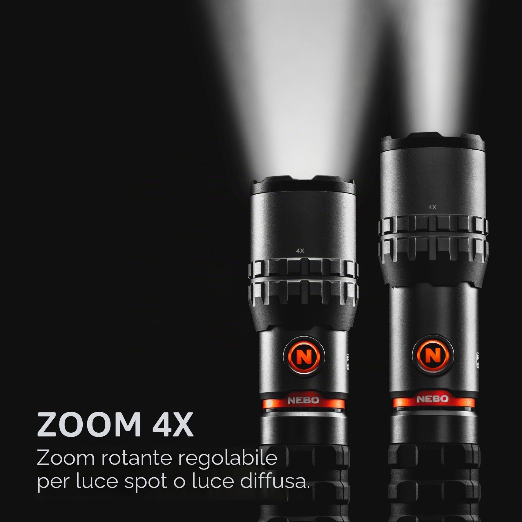 NEBO Punta Rotativa Professionale ad Alte Prestazioni universale per professionisti del settore metallurgico per finiture superficiali impeccabili Gambo Rinforzato da 6mm