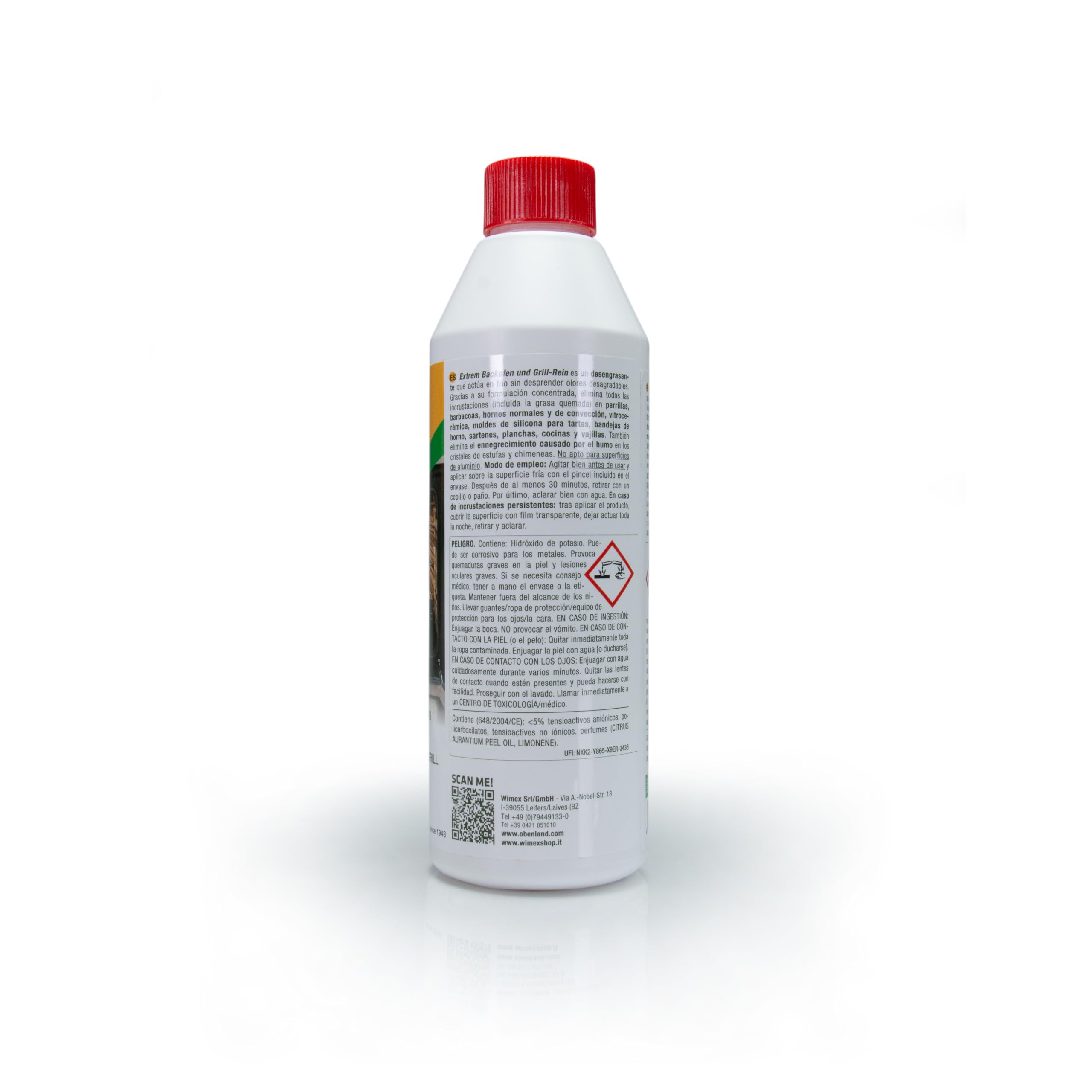 Gel pulitore e disincrostante per forno, grill e pentole. 500 ml