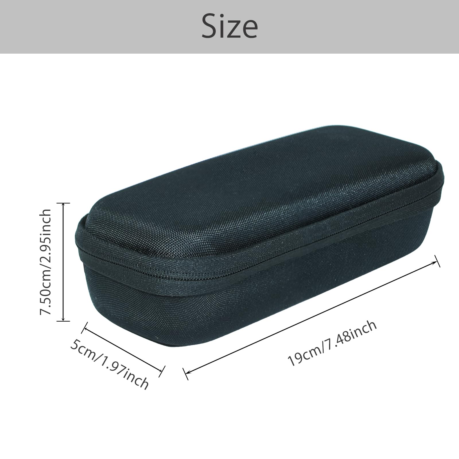 Funda compatible con micrófono inalámbrico RØDE Rode Wireless GO Gen 3/II compacto, negro (solo funda)